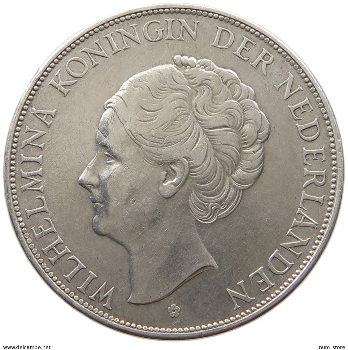 NETHERLANDS 2 1/2 GULDEN 1938 Wilhelmina 1890-1948 #t147 0053 - 2 1/2 Florín Holandés (Gulden)