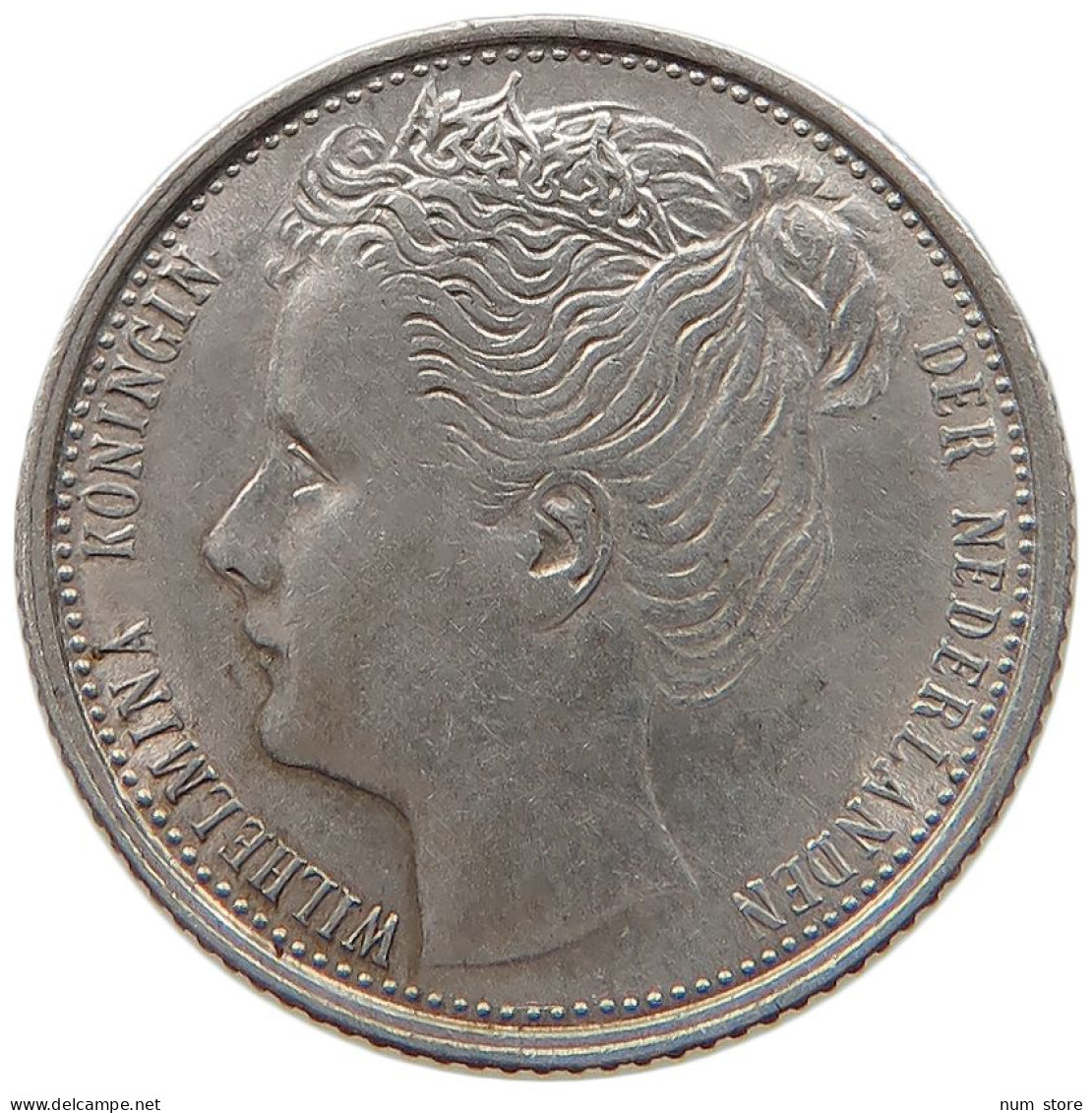 NETHERLANDS 10 CENTS 1903 Wilhelmina 1890-1948 #t143 0649 - 10 Cent