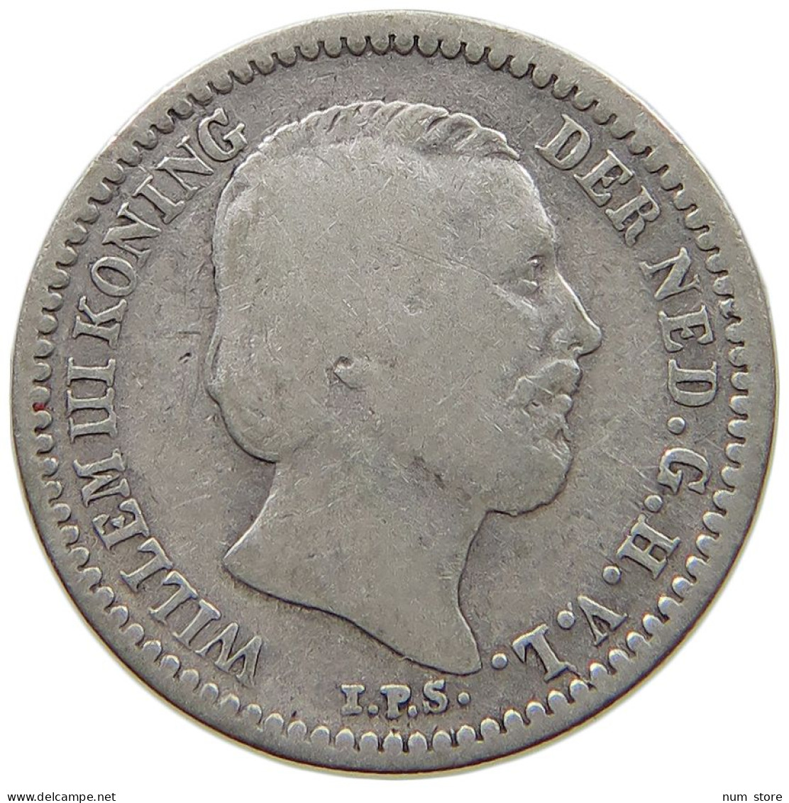 NETHERLANDS 10 CENTS 1890 Willem III. 1849-1890 #a081 0915 - 1849-1890 : Willem III