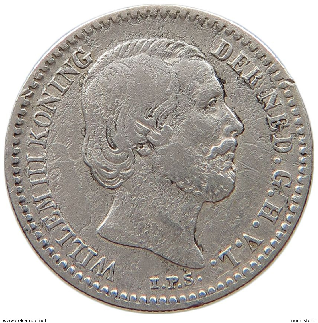 NETHERLANDS 10 CENTS 1885 Willem III. 1849-1890 #t083 0051 - 1849-1890 : Willem III