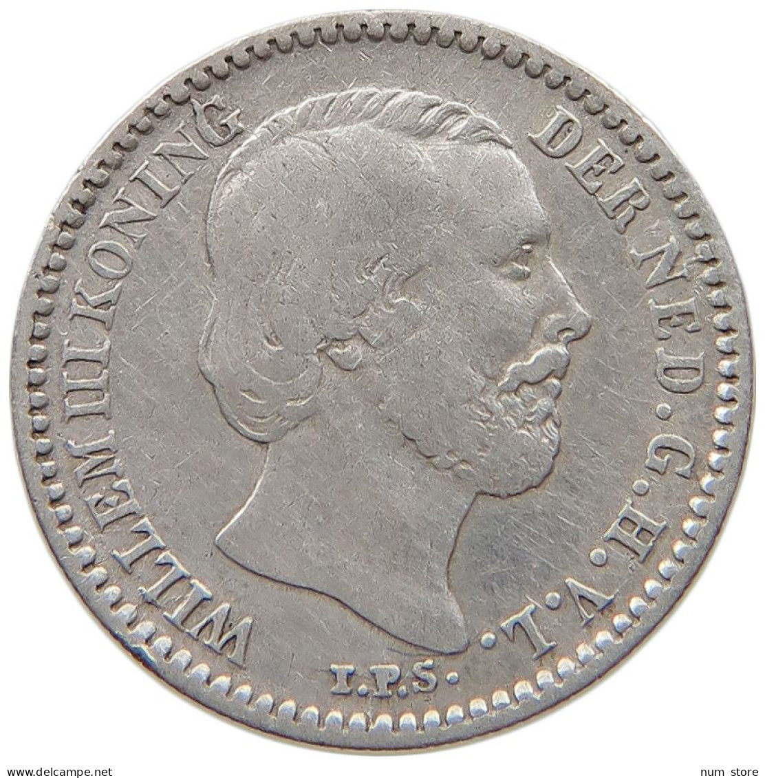 NETHERLANDS 10 CENTS 1882 Willem III. 1849-1890 #t098 0097 - 1849-1890 : Willem III