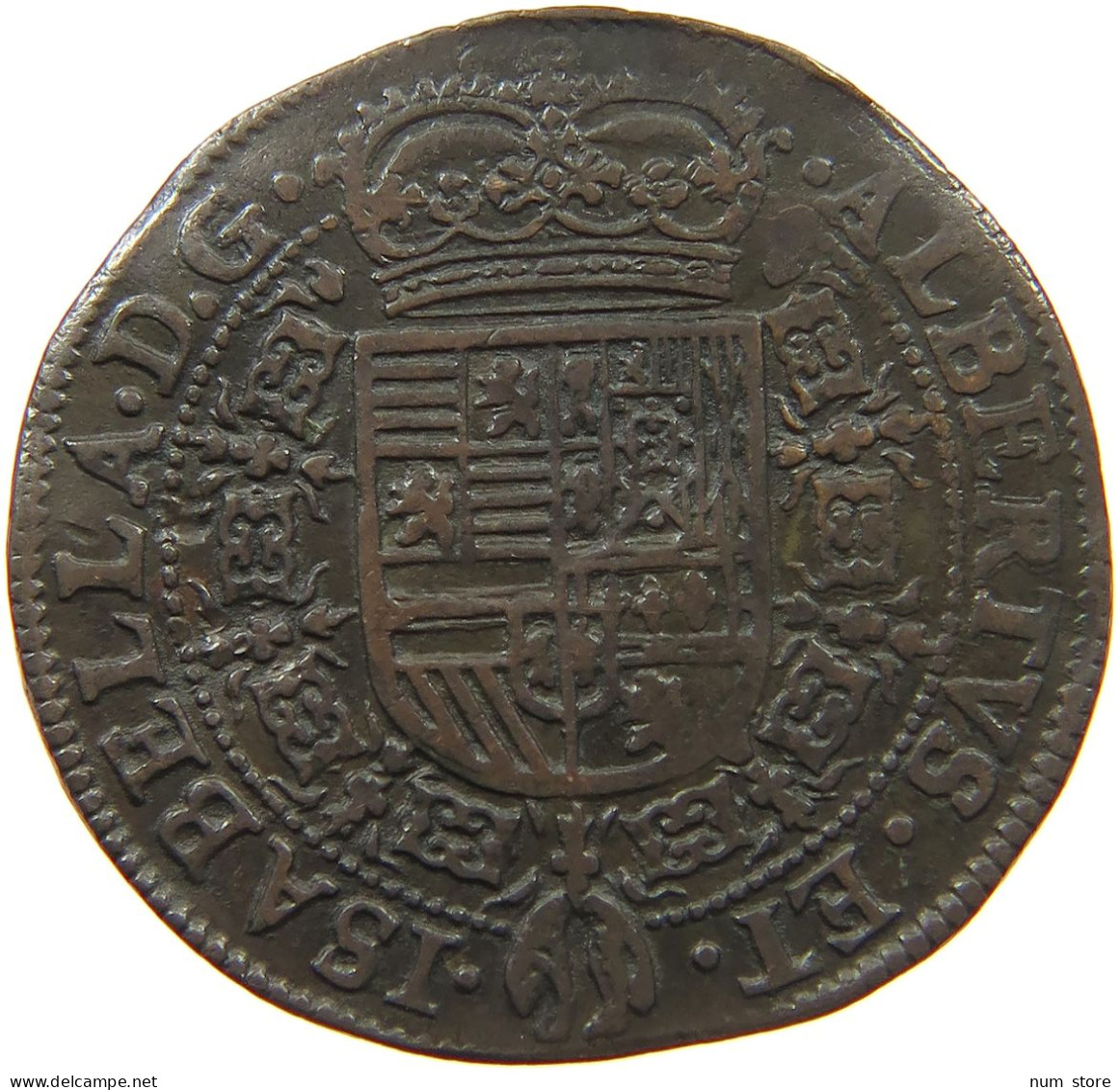 NETHERLANDS RECHENPFENNIG 1621 RECHENPFENNIG 1621 BRABANT #t152 0083 - …-1795 : Période Ancienne