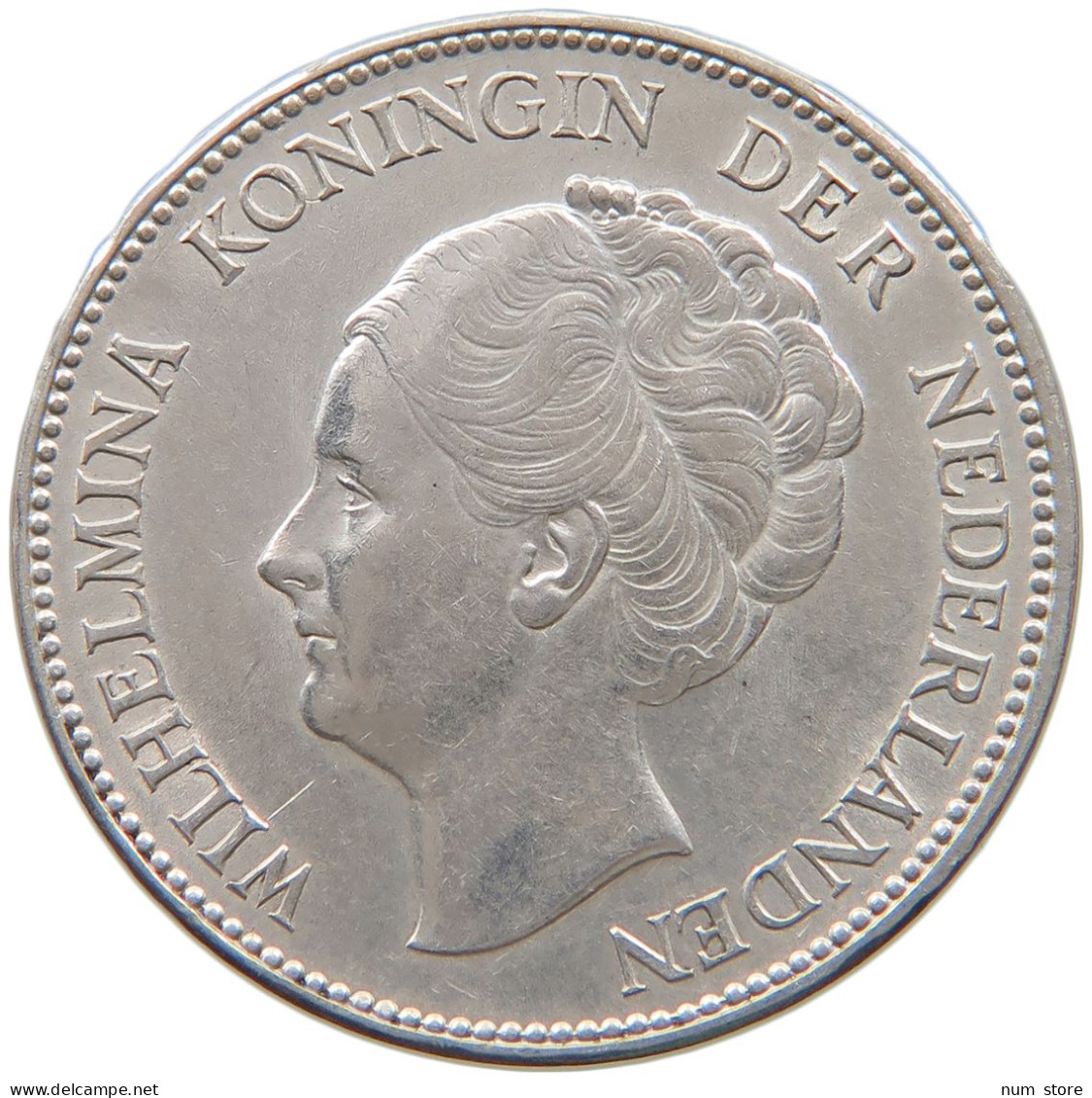 NETHERLANDS GULDEN 1940 Wilhelmina 1890-1948 #t161 0009 - 1 Gulden