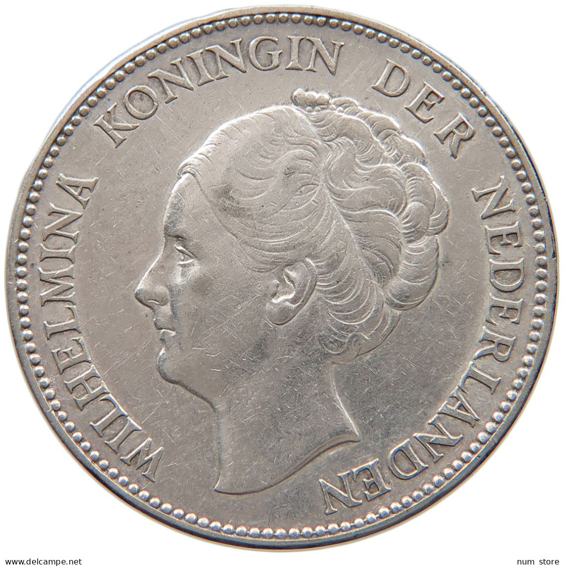 NETHERLANDS GULDEN 1940 Wilhelmina 1890-1948 #c016 0259 - 1 Florín Holandés (Gulden)
