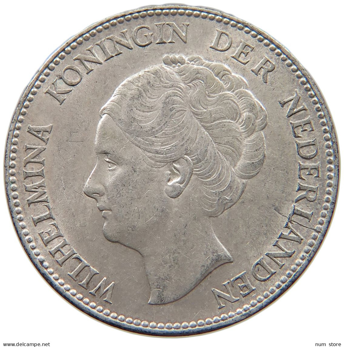 NETHERLANDS GULDEN 1931 Wilhelmina 1890-1948 #t154 0461 - 1 Gulden