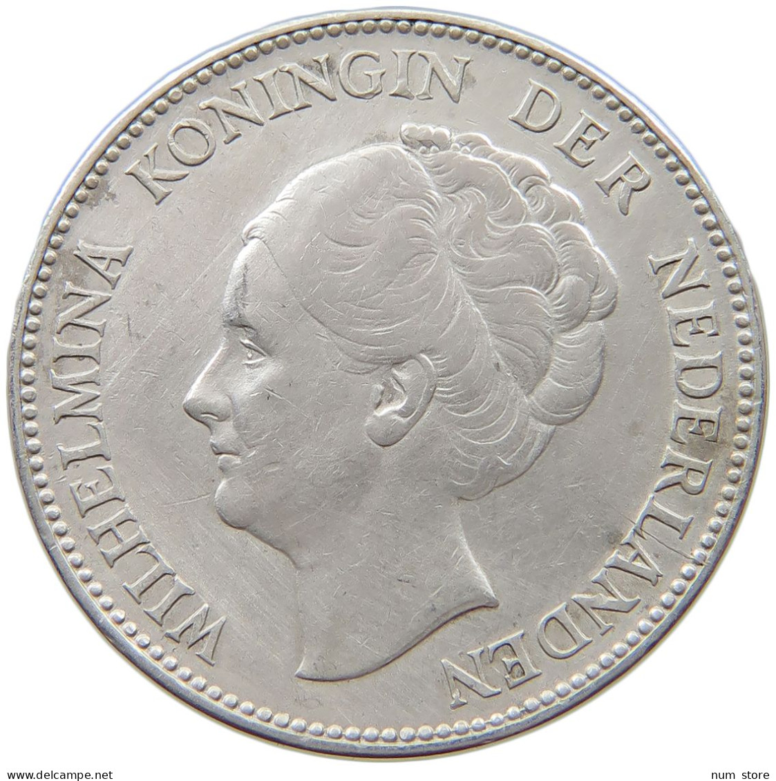 NETHERLANDS GULDEN 1931 Wilhelmina 1890-1948 #s049 0031 - 1 Gulden