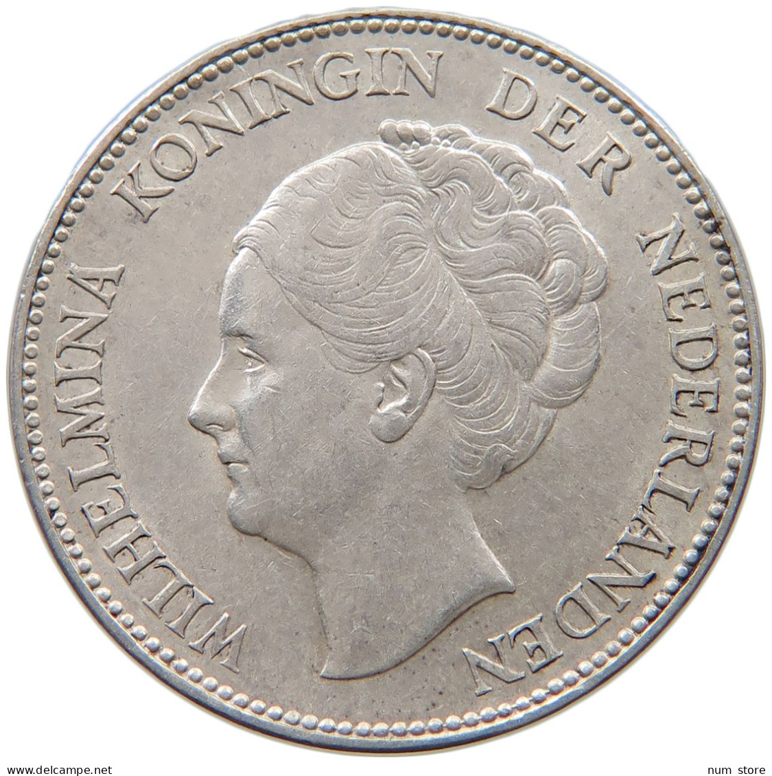 NETHERLANDS GULDEN 1931 Wilhelmina 1890-1948 #a020 0243 - 1 Gulden