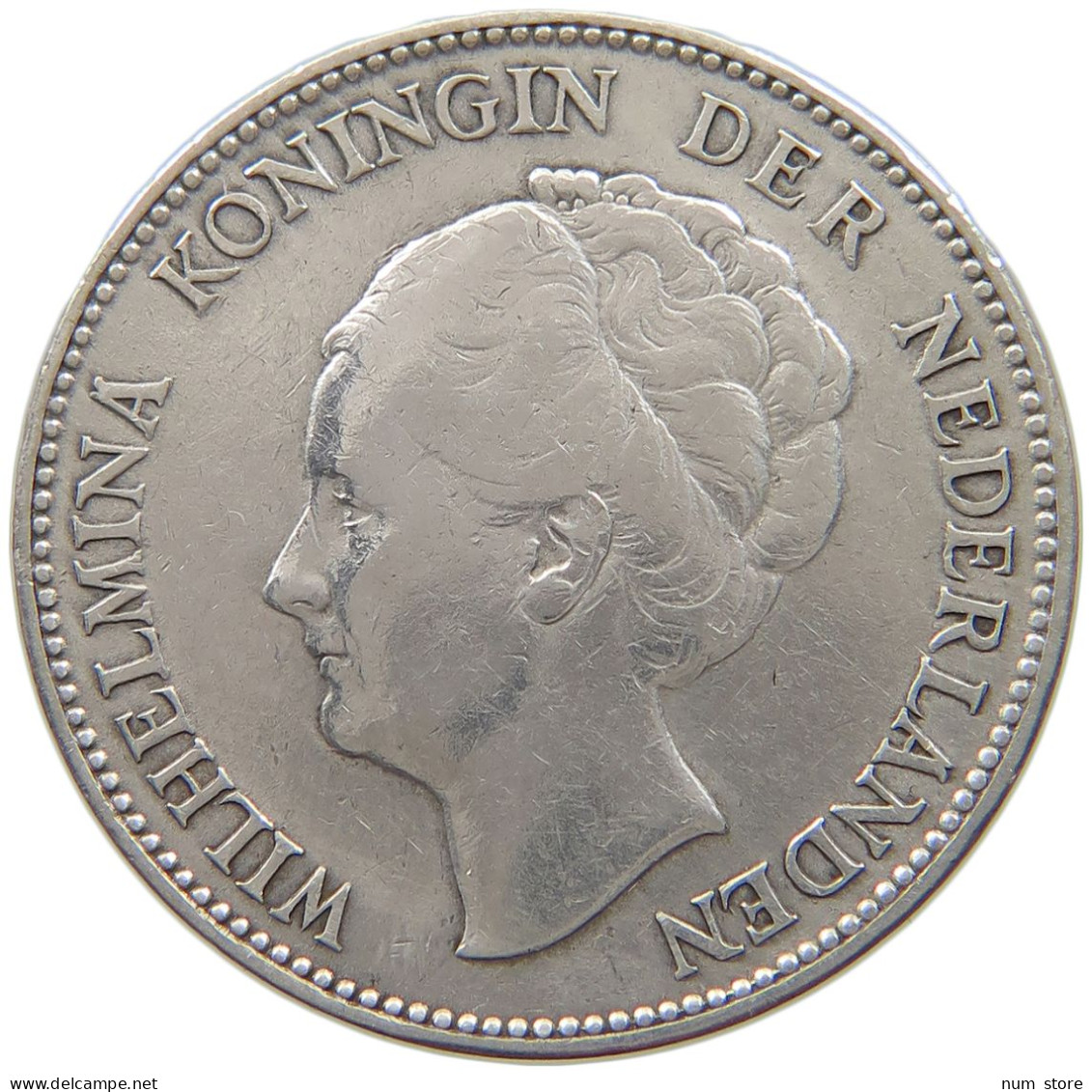 NETHERLANDS GULDEN 1931 Wilhelmina 1890-1948 #a003 0171 - 1 Gulden