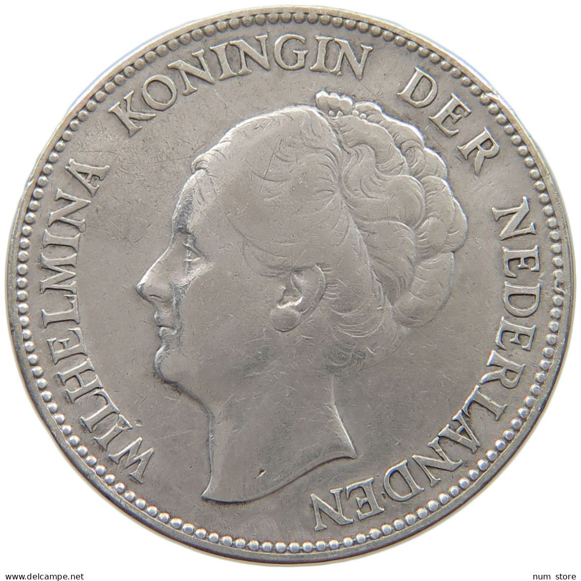 NETHERLANDS GULDEN 1931 Wilhelmina 1890-1948 #a003 0169 - 1 Gulden