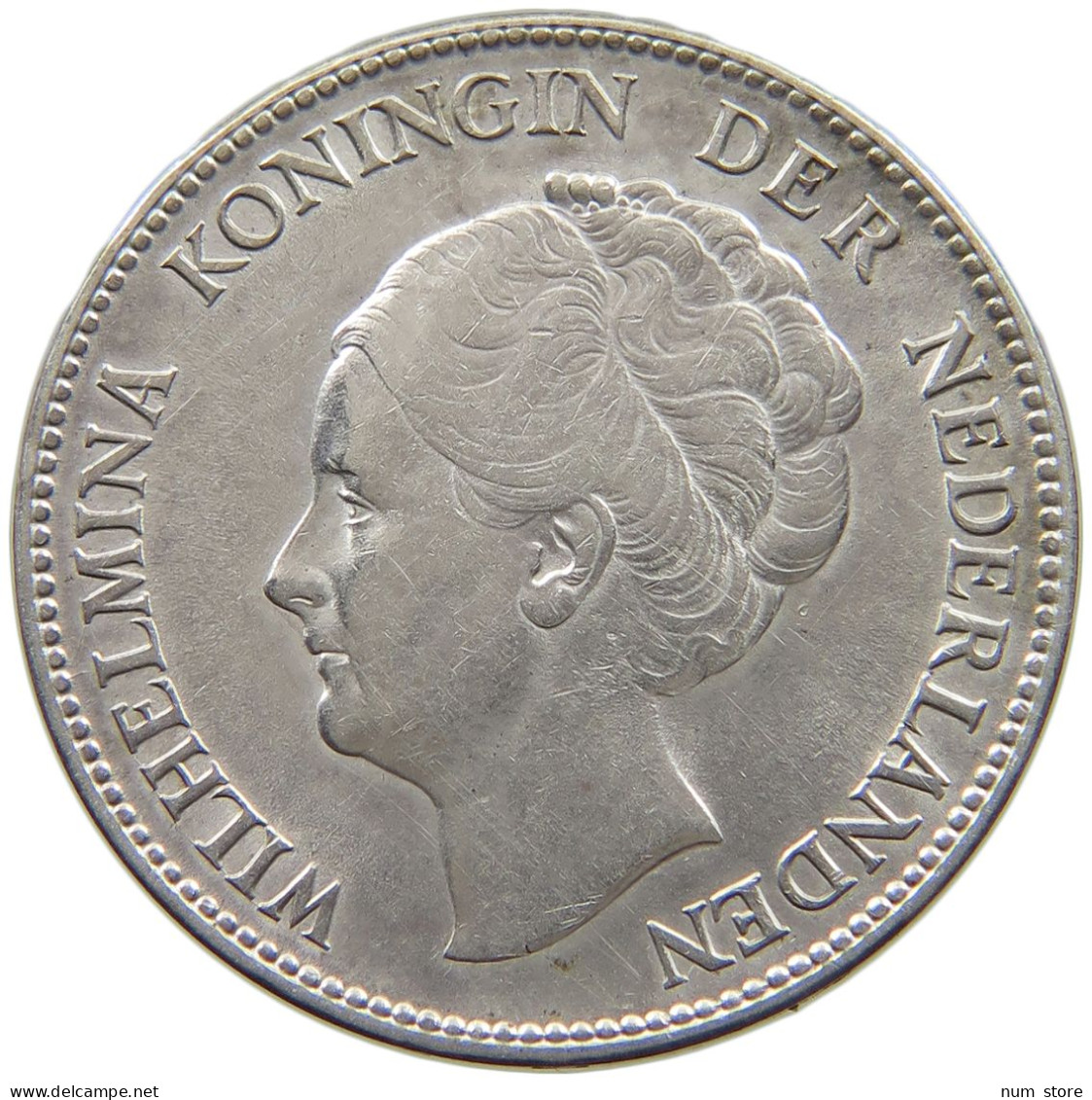 NETHERLANDS GULDEN 1923 Wilhelmina 1890-1948 #c003 0049 - 1 Gulden