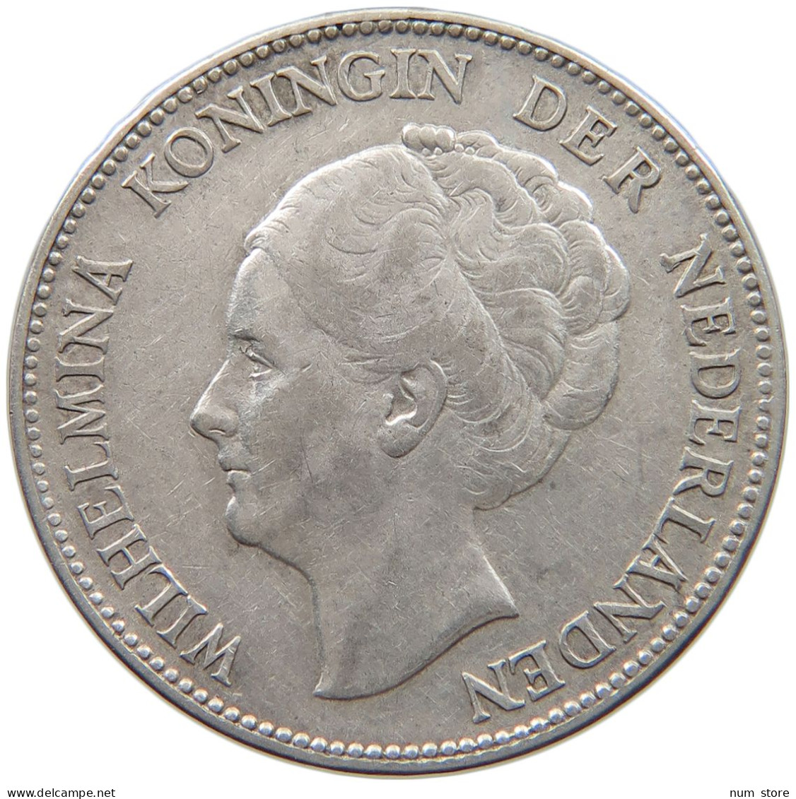 NETHERLANDS GULDEN 1931 Wilhelmina 1890-1948 #c003 0207 - 1 Gulden