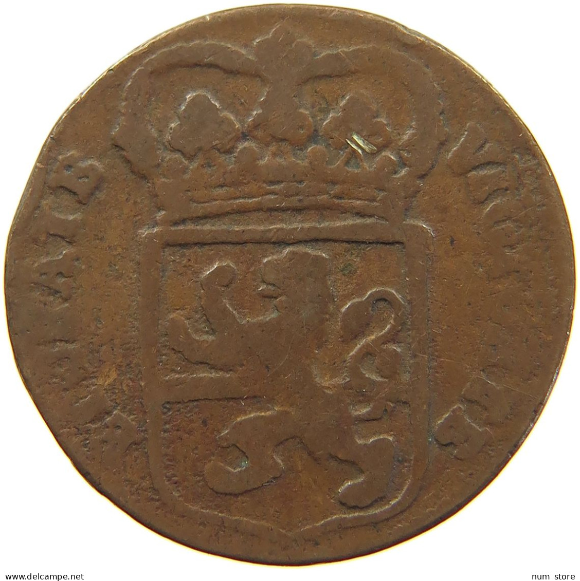 NETHERLANDS DUIT 1768 OVERIJSSEL #c062 0137 - Monnaies Provinciales