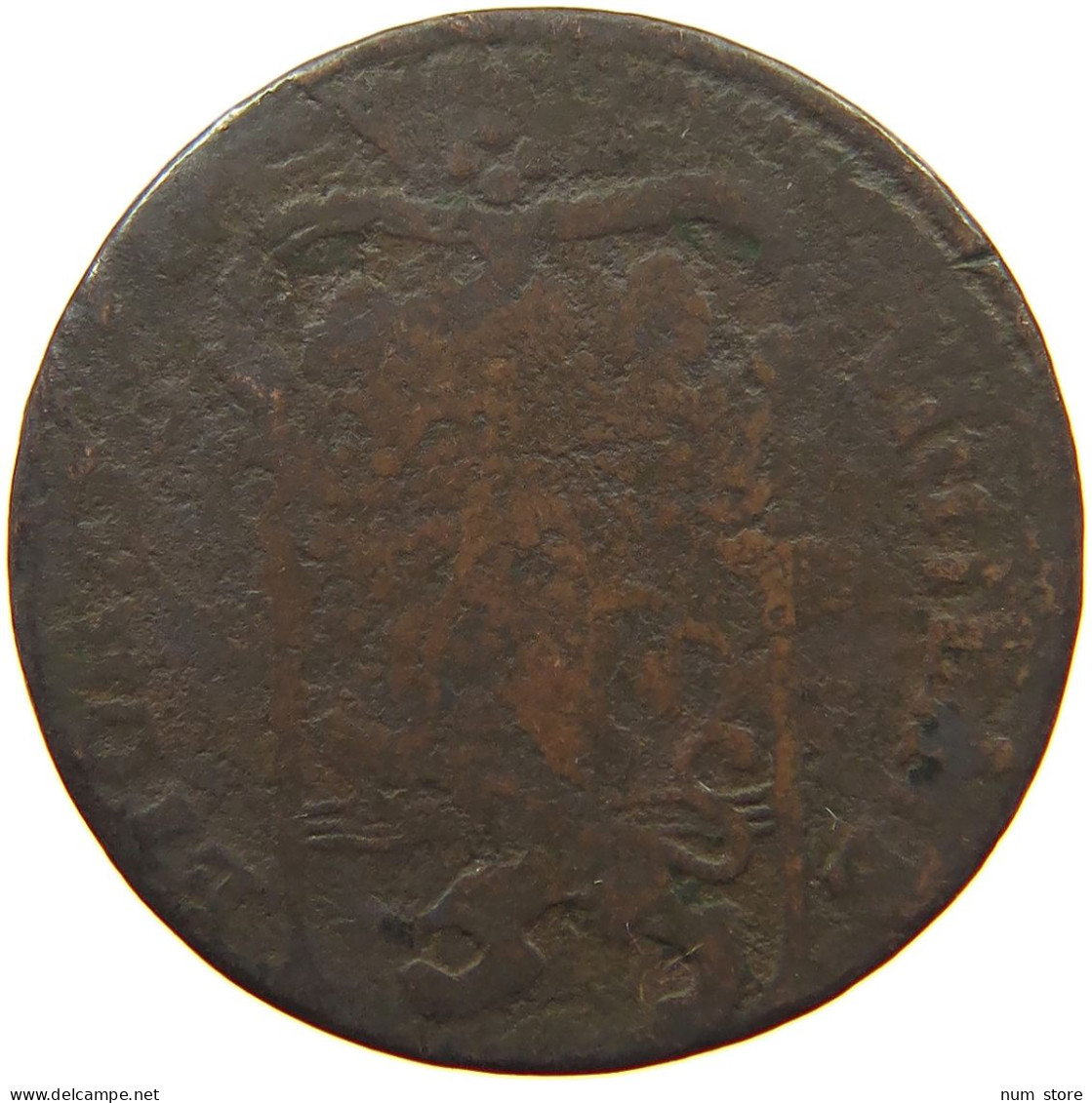 NETHERLANDS DUIT 1766 OVERIJSSEL #a085 0321 - Monete Provinciali