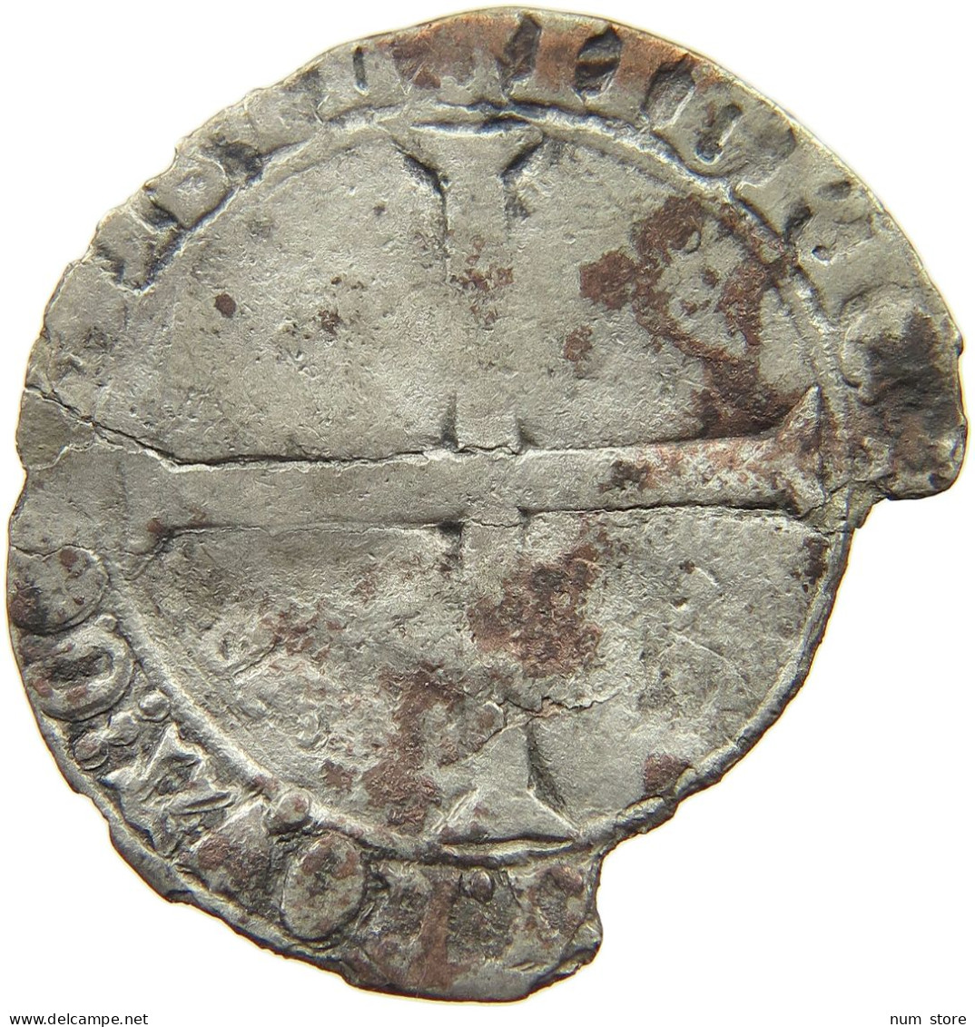 NETHERLANDS DOUBLE GROS 1415-1427 JOHANN IV. 1415-1427 DOUBLE GROS BRABANT #s053 0243 - …-1795 : Periodo Antico