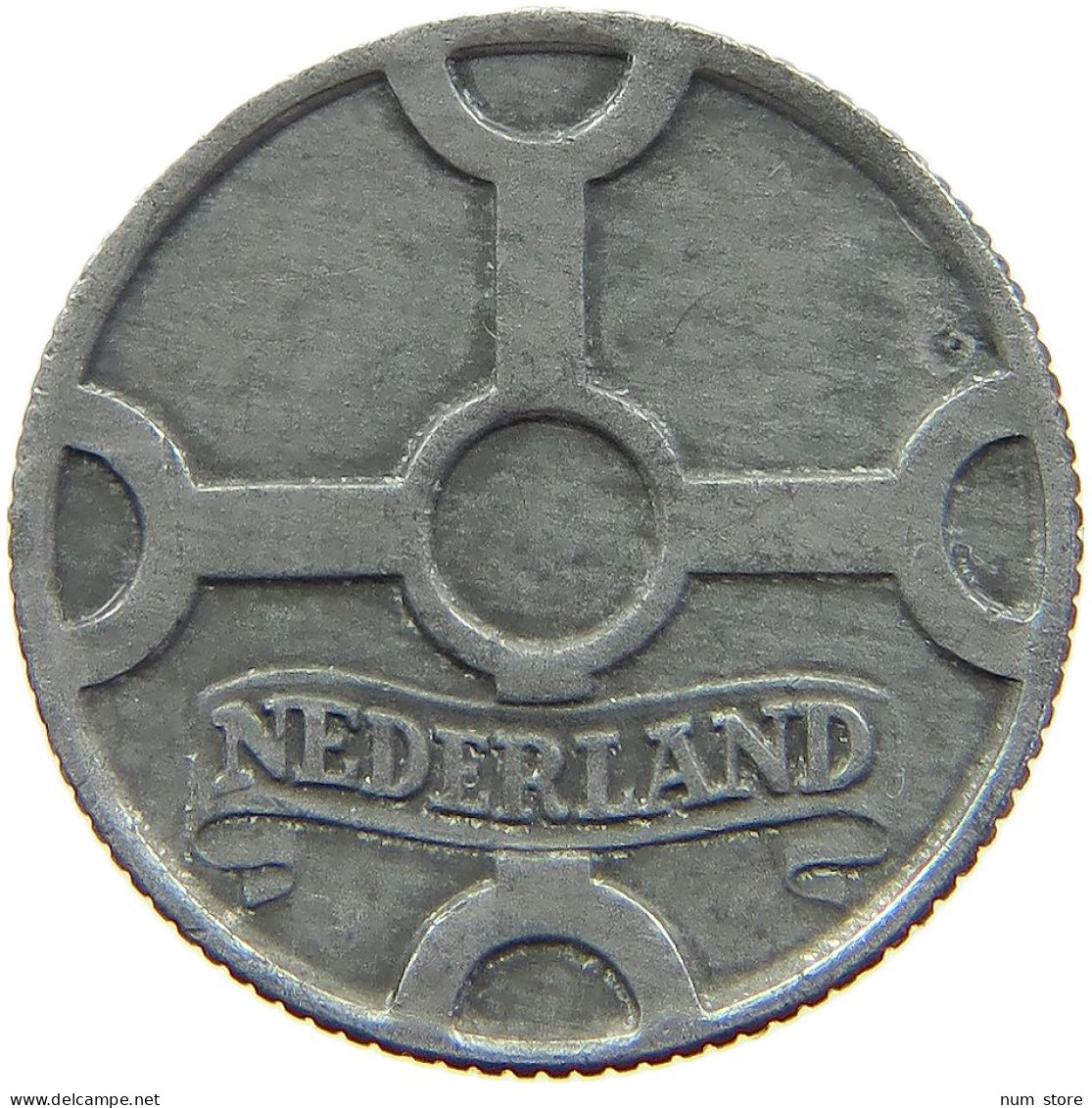 NETHERLANDS CENT 1943 Wilhelmina 1890-1948 #a086 0291 - 1 Centavos