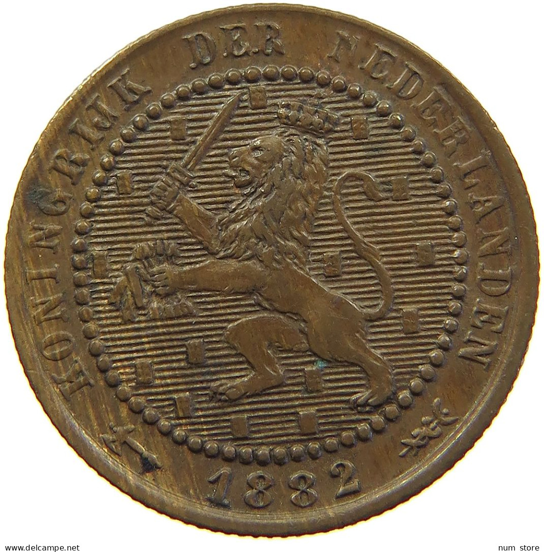 NETHERLANDS CENT 1882 Willem III. 1849-1890 #s012 0305 - 1849-1890: Willem III.