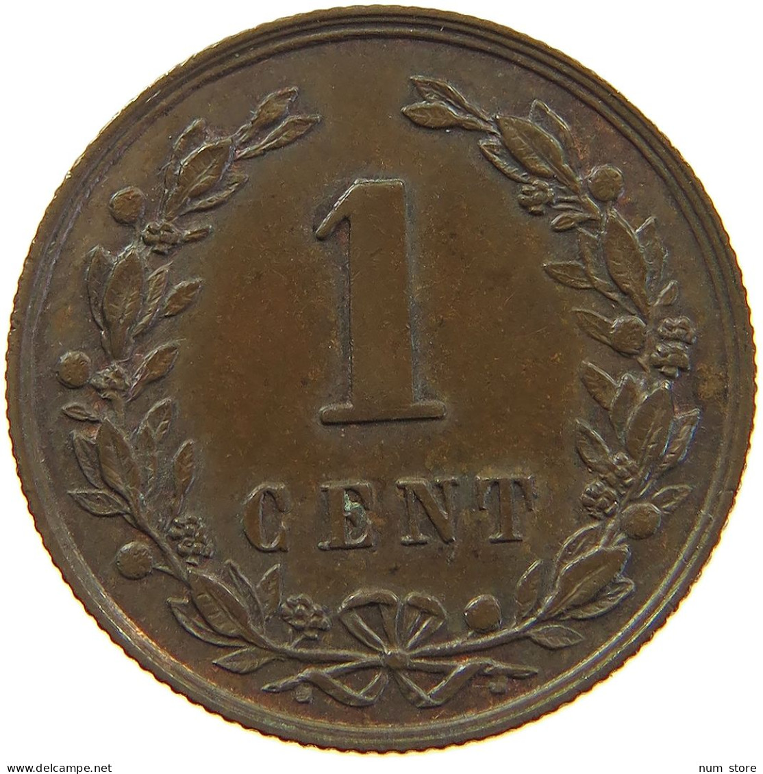 NETHERLANDS CENT 1878 Willem III. 1849-1890 #s021 0163 - 1849-1890: Willem III.