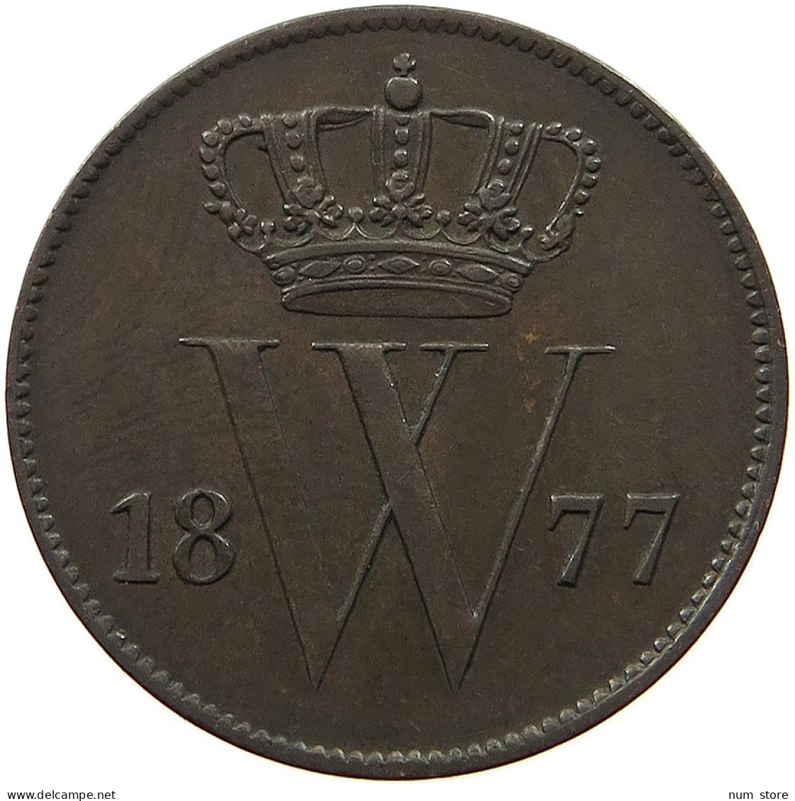 NETHERLANDS CENT 1877 Willem III. 1849-1890 #t061 0237 - 1849-1890 : Willem III