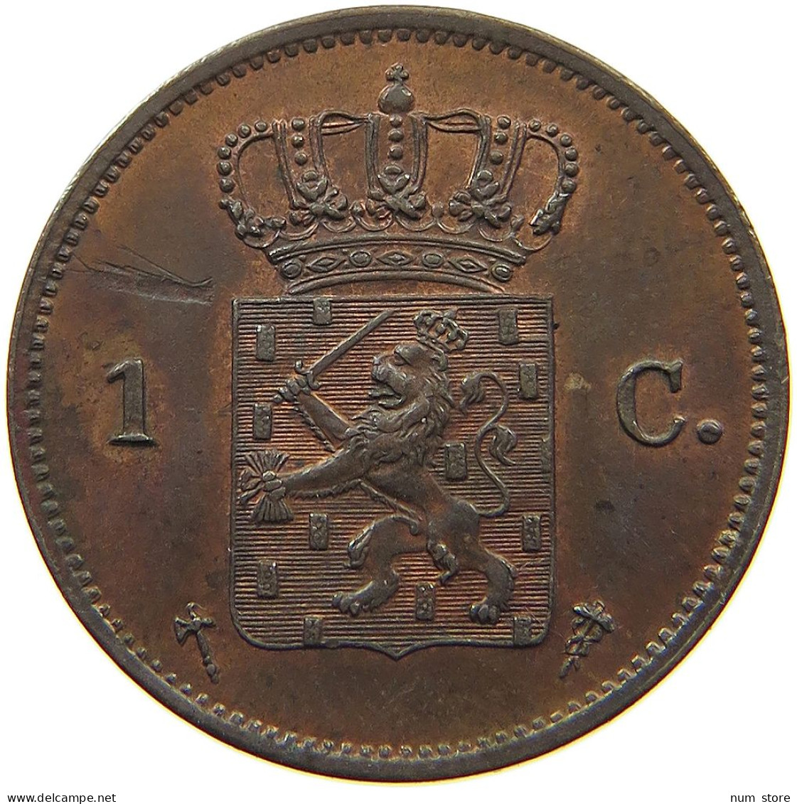 NETHERLANDS CENT 1877 Willem III. 1849-1890 #t112 1165 - 1849-1890: Willem III.