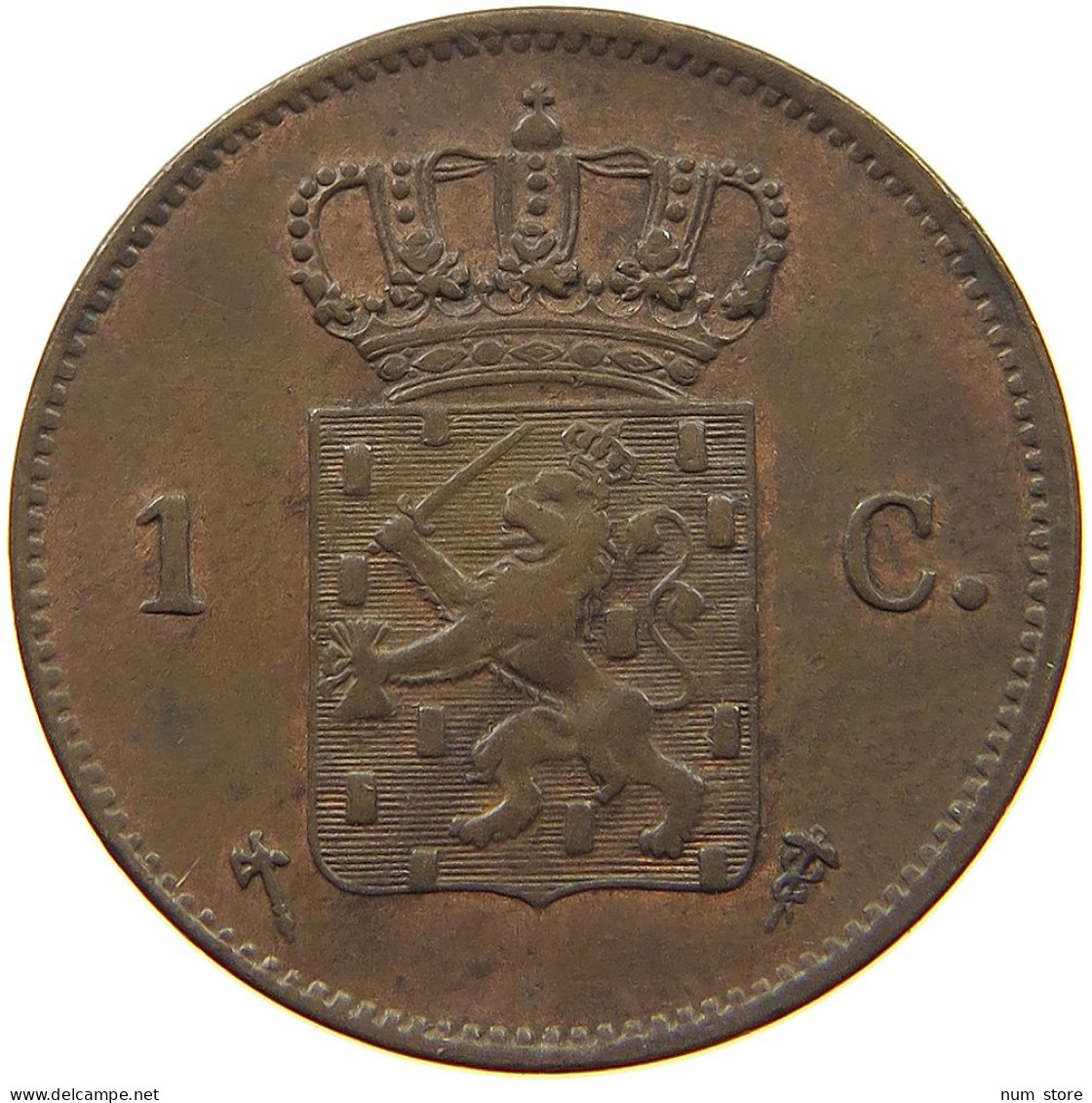 NETHERLANDS CENT 1877 Willem III. 1849-1890 #t112 1161 - 1849-1890: Willem III.