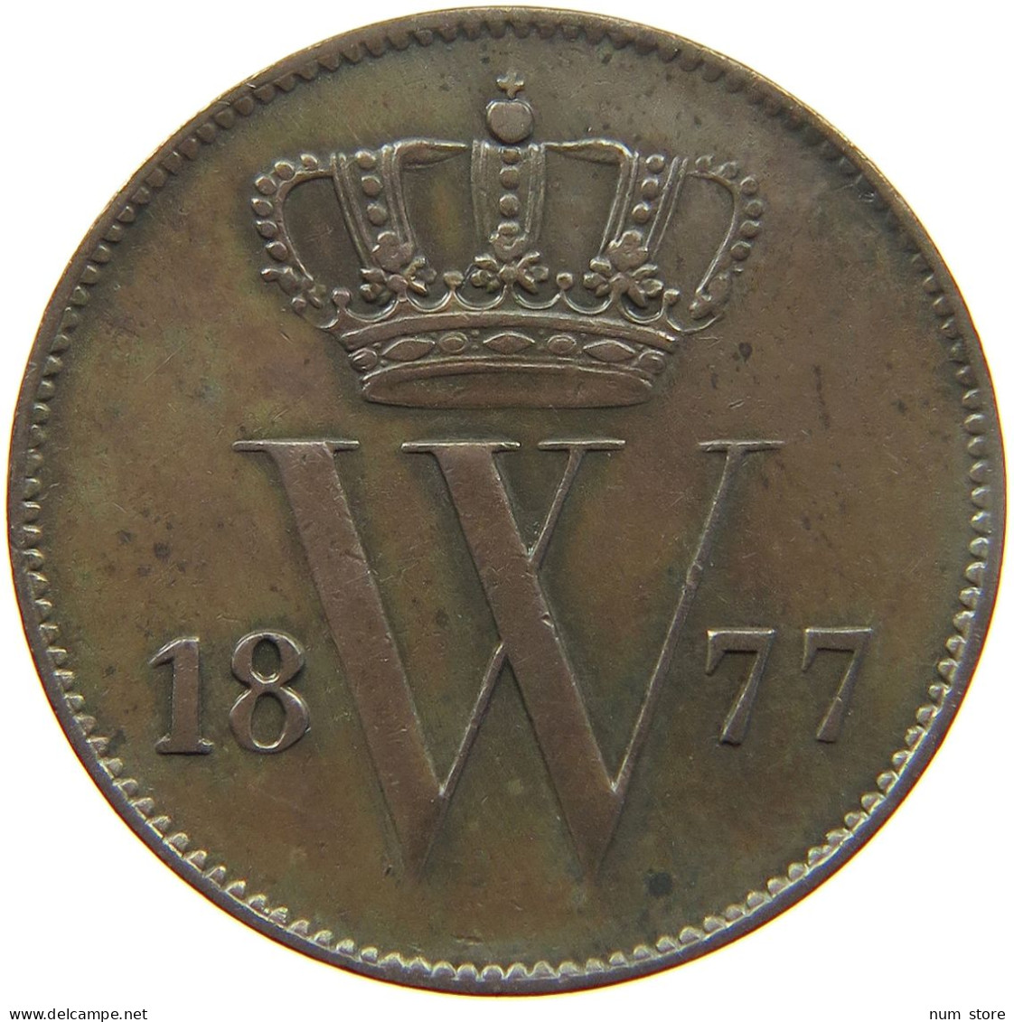 NETHERLANDS CENT 1877 Willem III. 1849-1890 #t083 0539 - 1849-1890 : Willem III