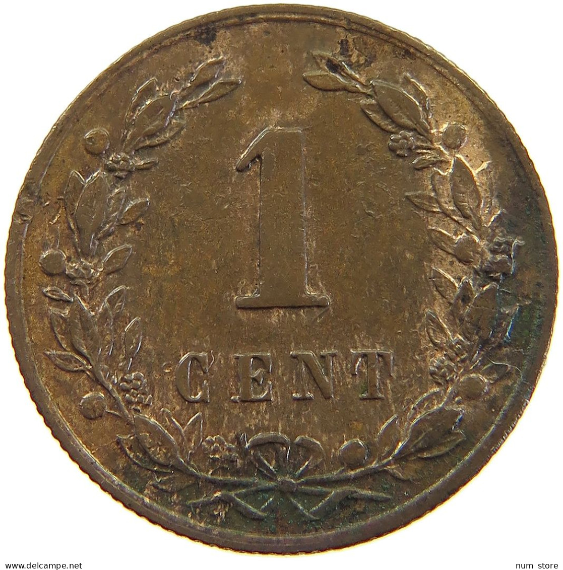 NETHERLANDS CENT 1877 Willem III. 1849-1890 #a015 0485 - 1849-1890: Willem III.