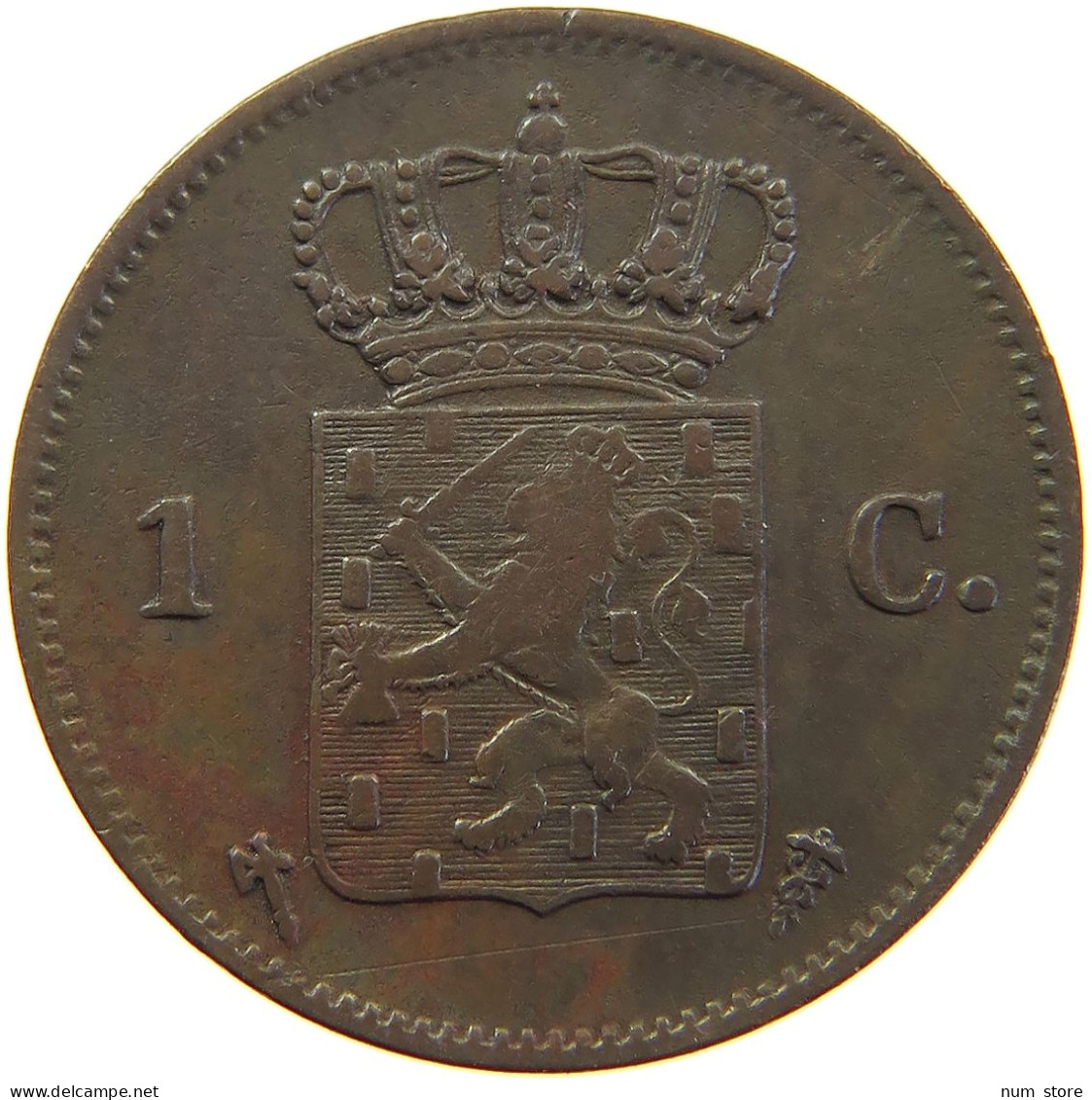 NETHERLANDS CENT 1876 Willem III. 1849-1890 #c064 0121 - 1849-1890 : Willem III