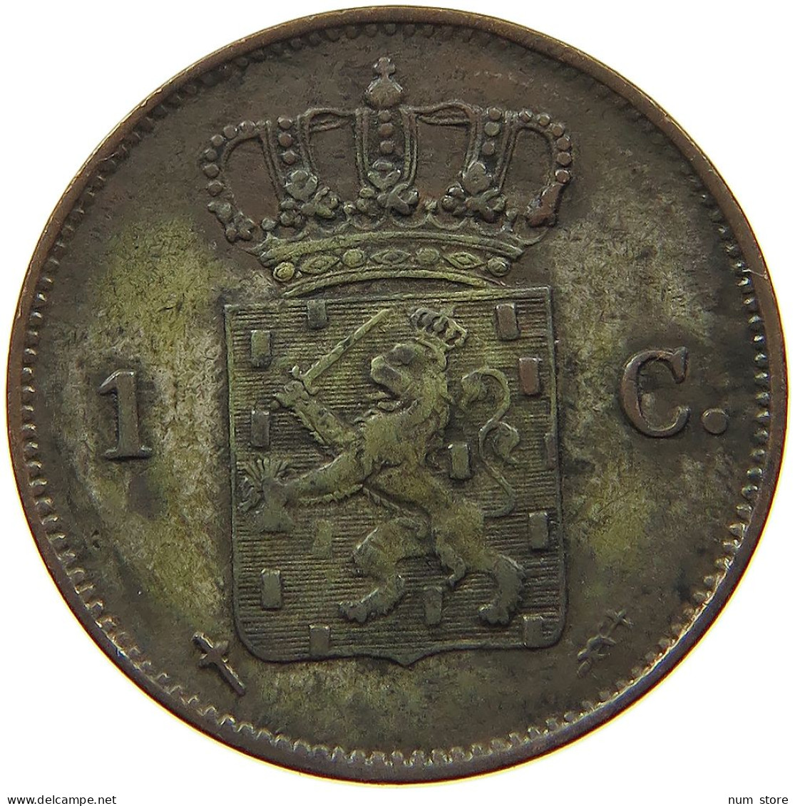 NETHERLANDS CENT 1870 Willem III. 1849-1890 #t146 0189 - 1849-1890 : Willem III