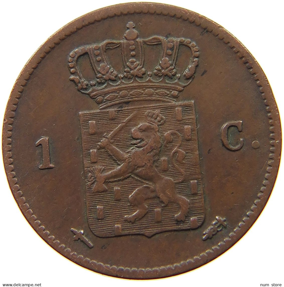 NETHERLANDS CENT 1863 Willem III. 1849-1890 #s050 0733 - 1849-1890 : Willem III