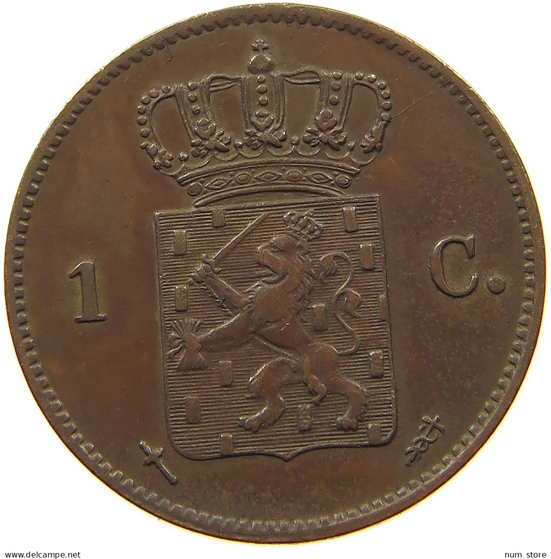 NETHERLANDS CENT 1870 Willem III. 1849-1890 #s076 0393 - 1849-1890 : Willem III