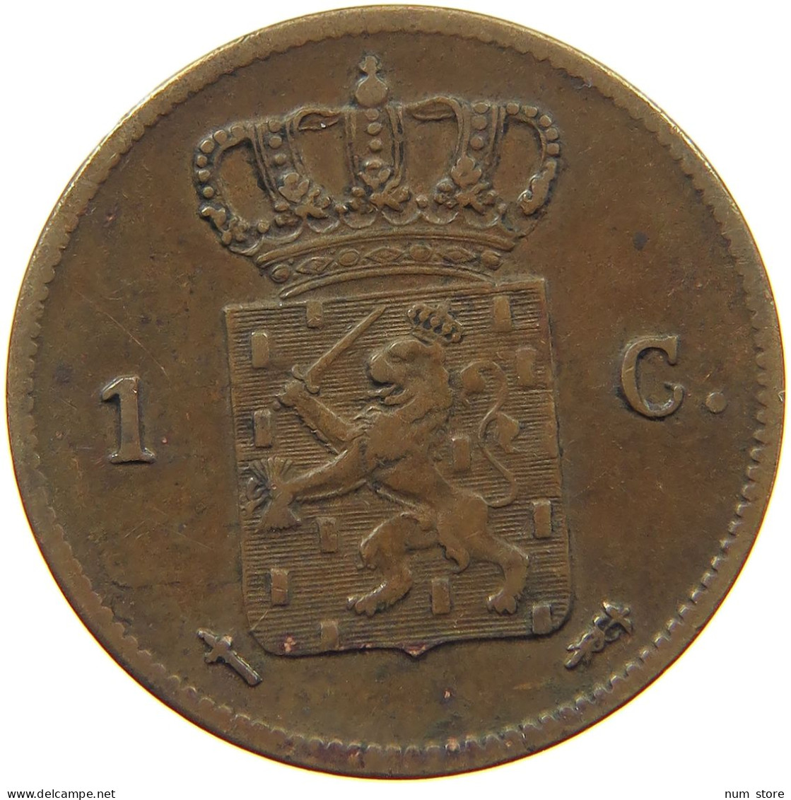 NETHERLANDS CENT 1863 Willem III. 1849-1890 #c081 0101 - 1849-1890 : Willem III