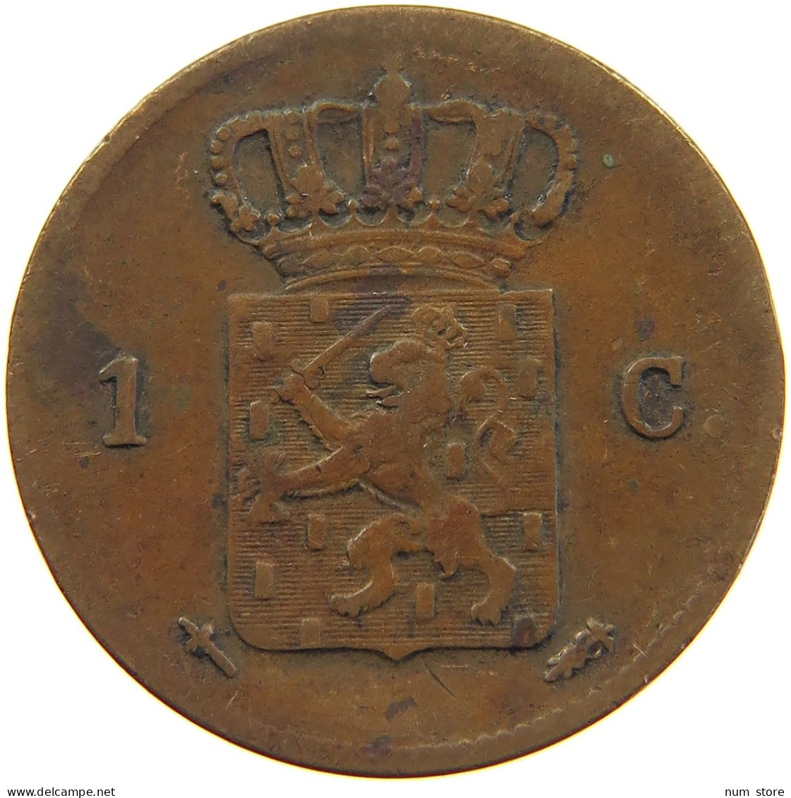 NETHERLANDS CENT 1863 Willem III. 1849-1890 #c081 0103 - 1849-1890: Willem III.