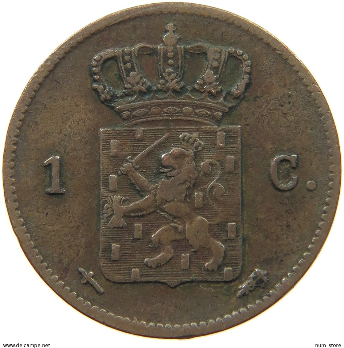 NETHERLANDS CENT 1863 Willem III. 1849-1890 #c080 0613 - 1849-1890 : Willem III