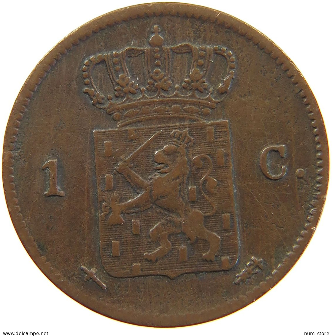 NETHERLANDS CENT 1863 Willem III. 1849-1890 #c064 0119 - 1849-1890 : Willem III