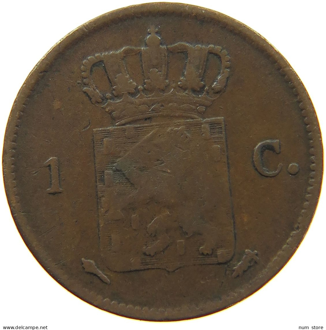 NETHERLANDS CENT 1827 WILLEM I. 1815-1840 #s008 0147 - 1815-1840: Willem I.