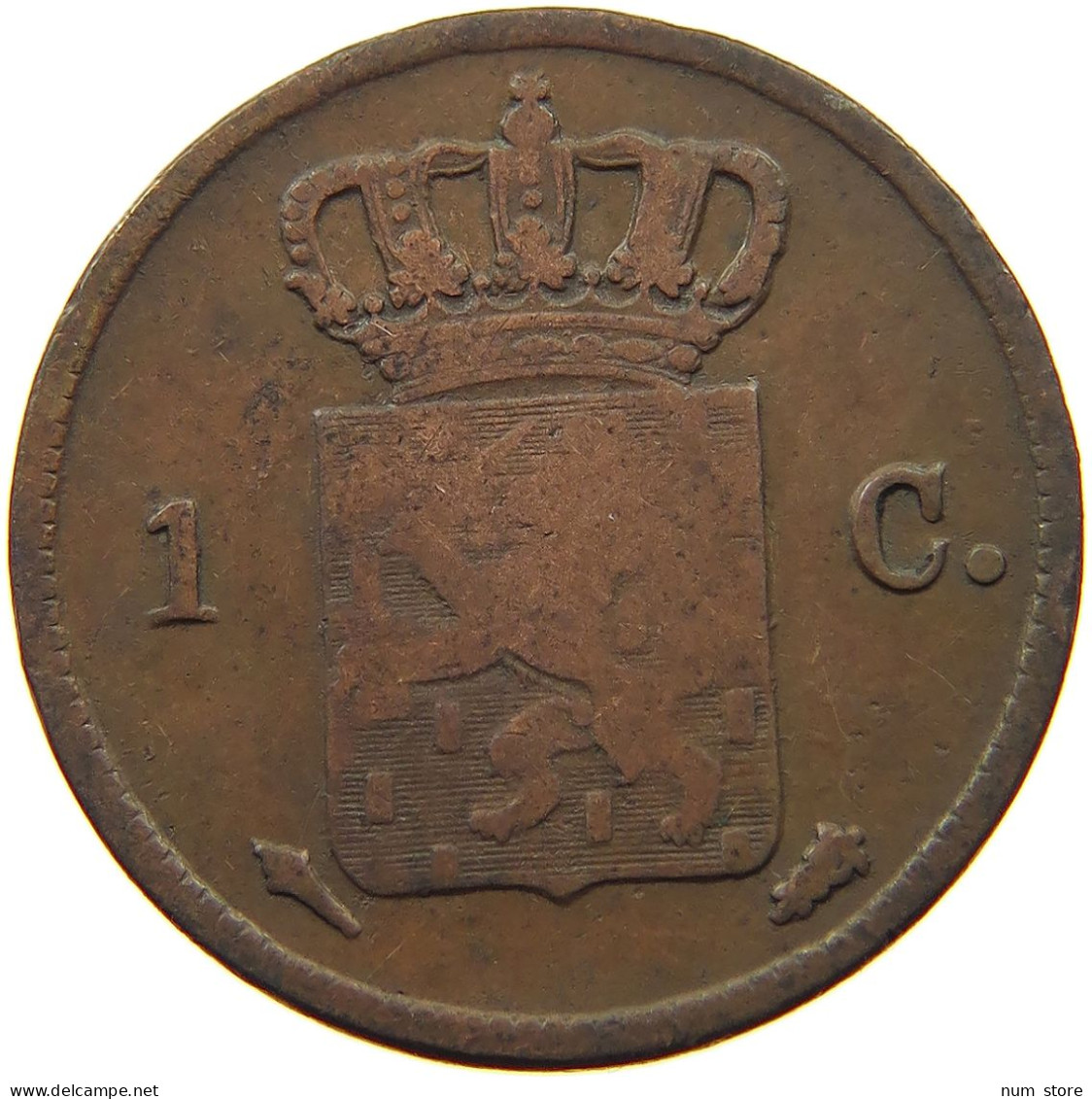 NETHERLANDS CENT 1837 WILLEM I. 1815-1840 #s036 0585 - 1815-1840: Willem I.