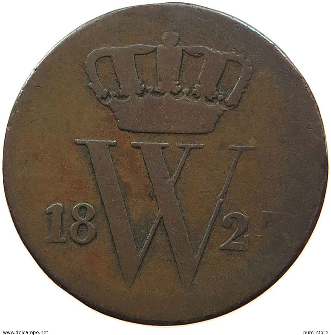NETHERLANDS CENT 1823 WILLEM I. 1815-1840 #t057 0105 - 1815-1840: Willem I