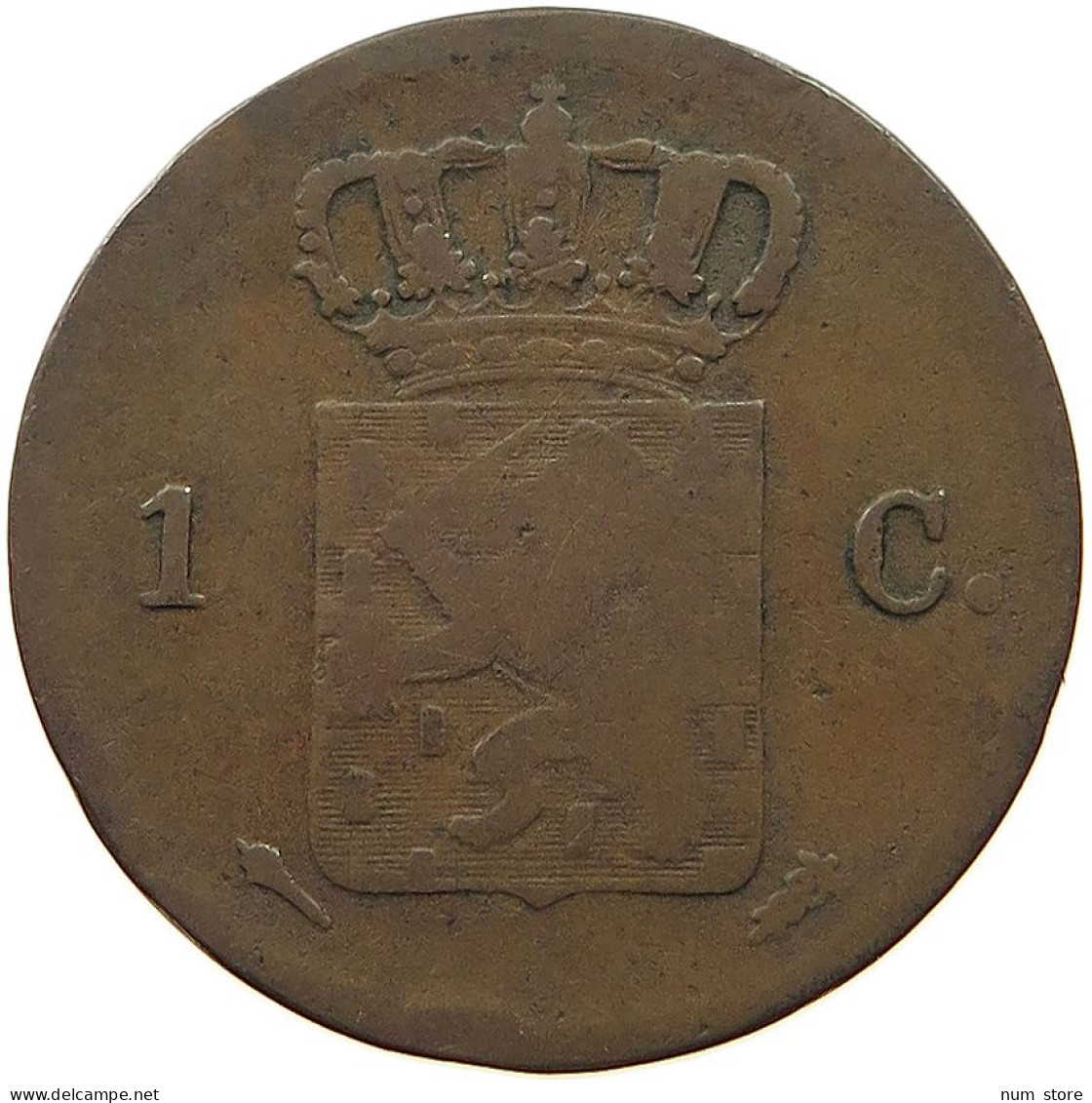 NETHERLANDS CENT 1823 WILLEM I. 1815-1840 #t057 0105 - 1815-1840: Willem I