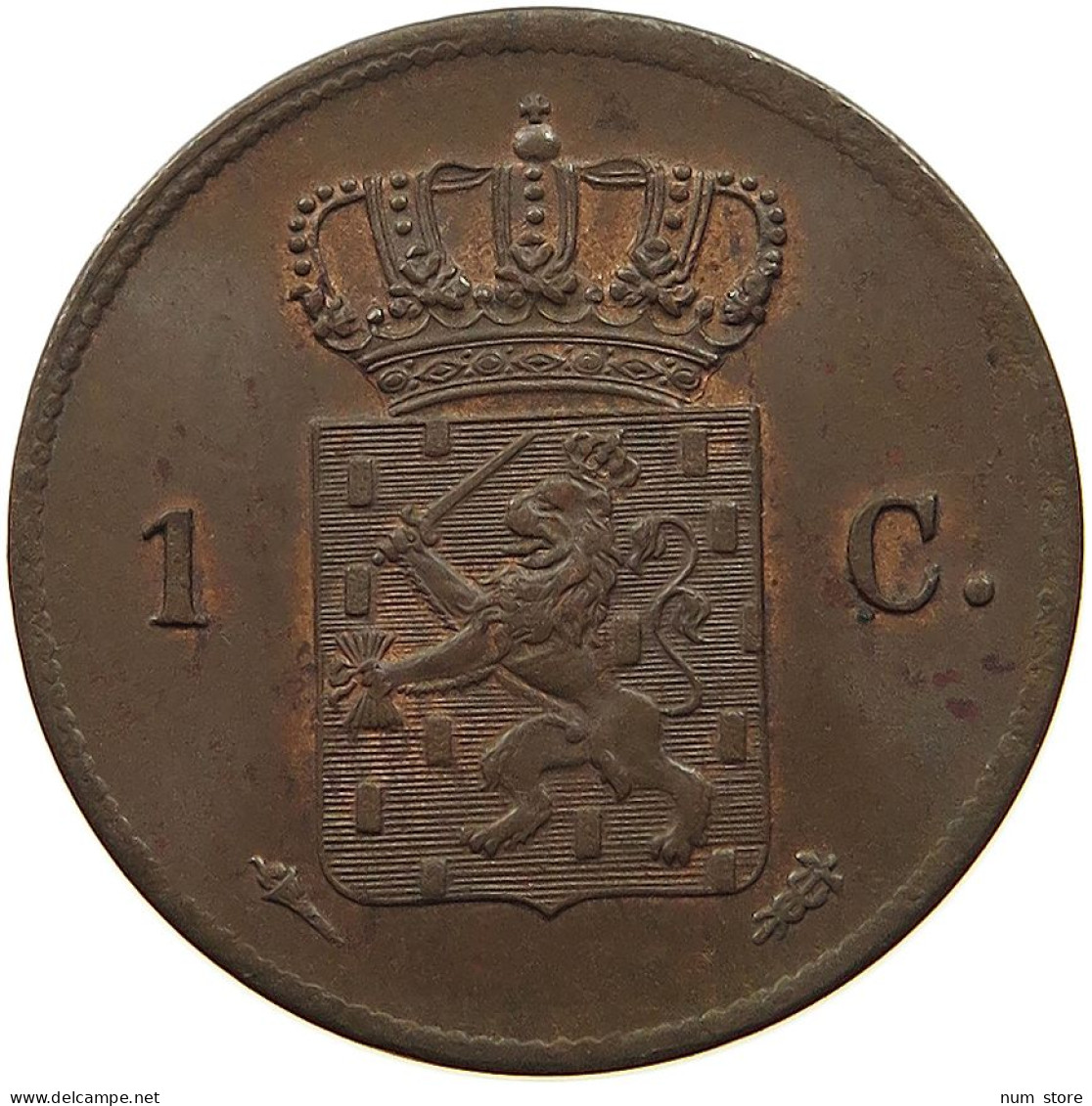 NETHERLANDS CENT 1821 WILLEM I. 1815-1840 #t057 0103 - 1815-1840: Willem I