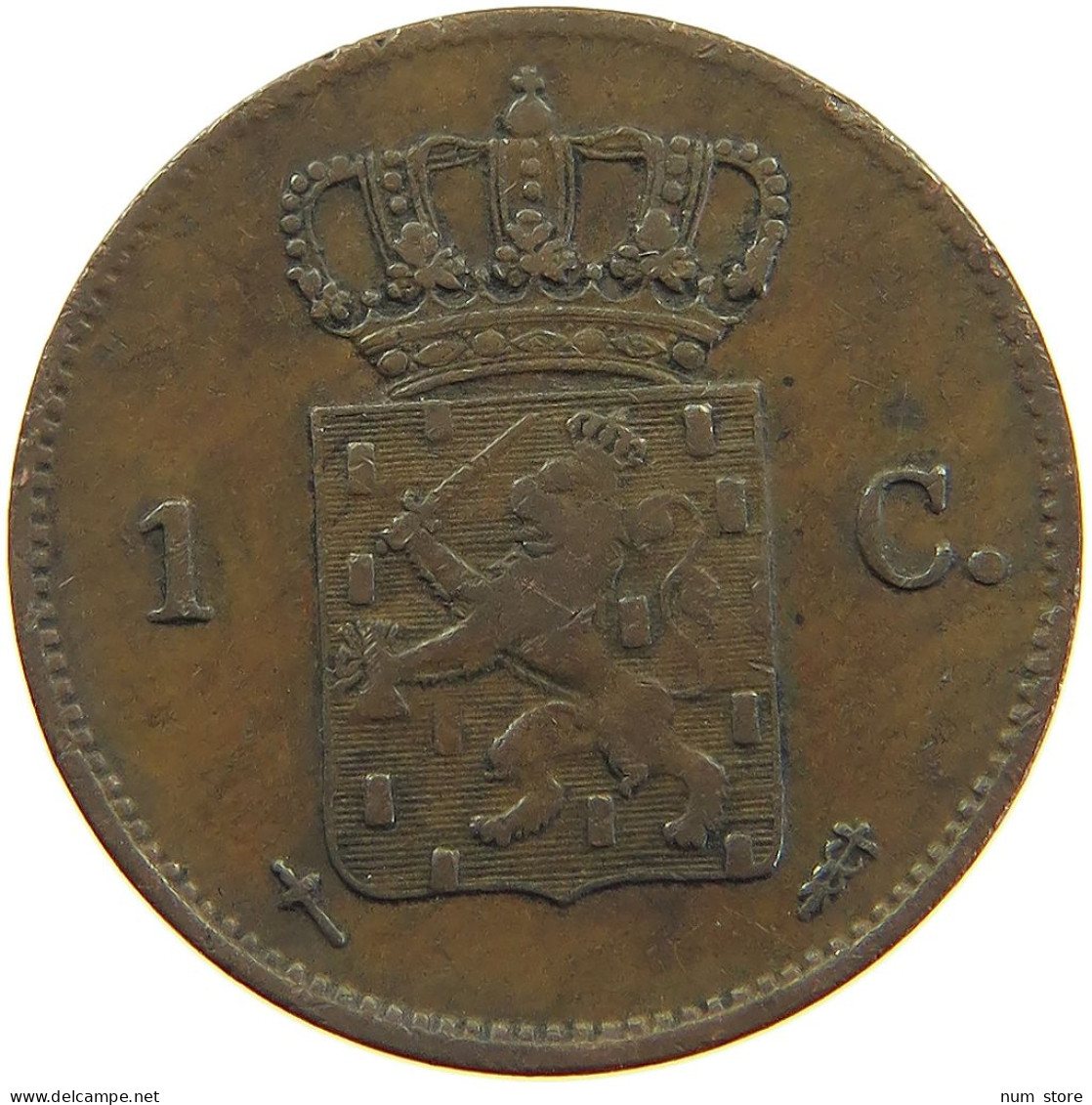 NETHERLANDS CENT 1870 Willem III. 1849-1890 #a085 0385 - 1849-1890 : Willem III