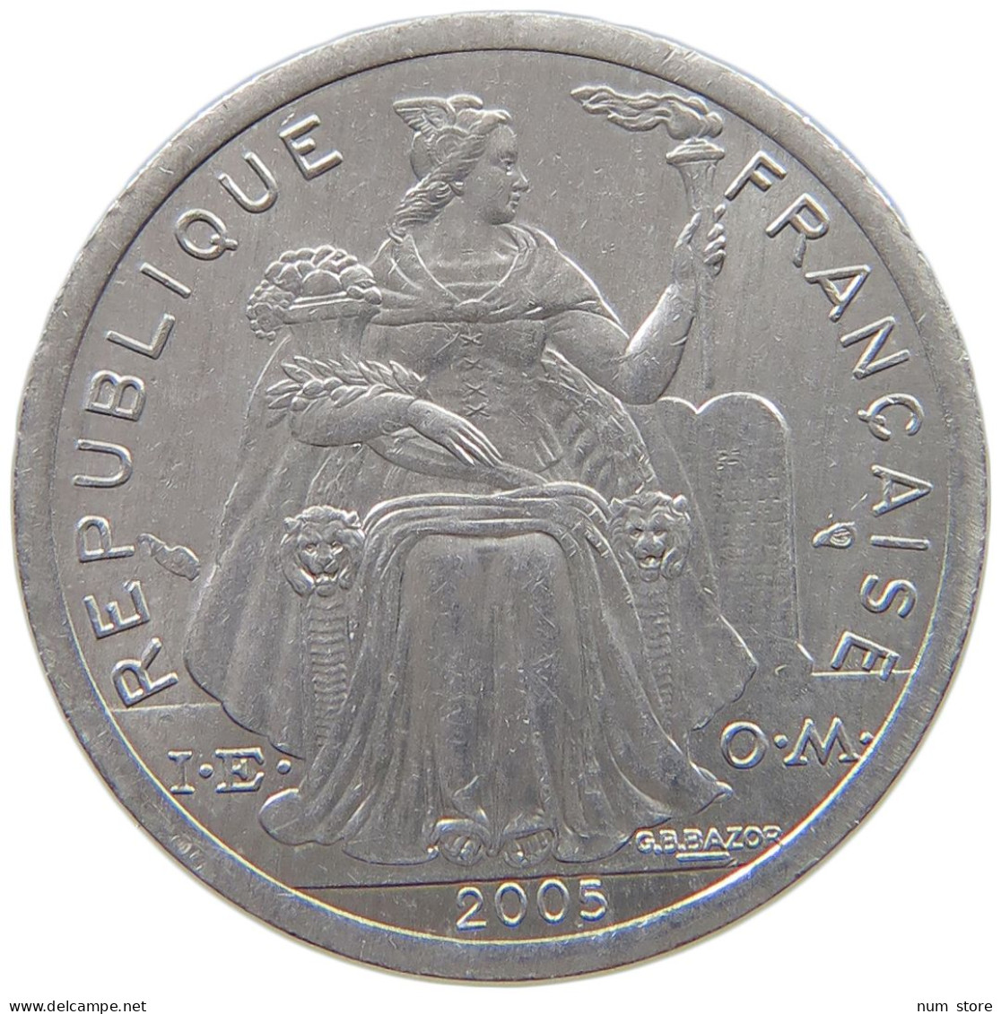 NEW CALEDONIA FRANC 2005  #s069 0131 - Neu-Kaledonien