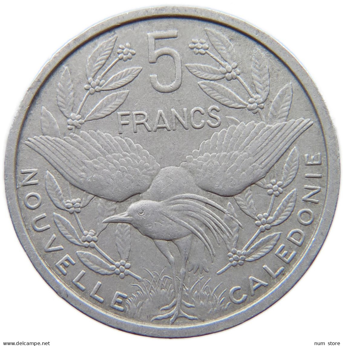 NEW CALEDONIA 5 FRANCS 1952  #s064 0213 - New Caledonia