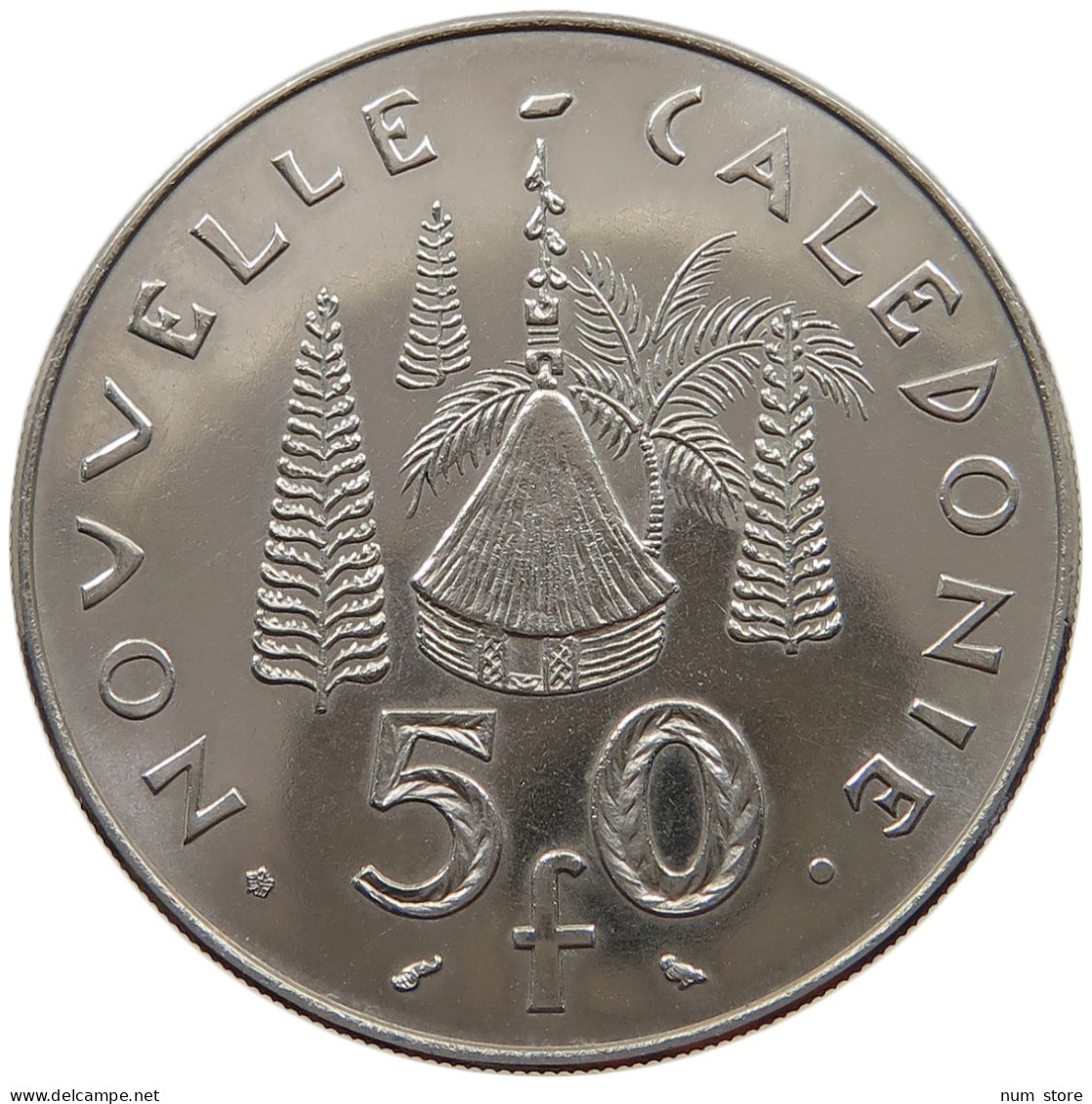 NEW CALEDONIA 50 FRANCS 1967  #a087 0749 - New Caledonia