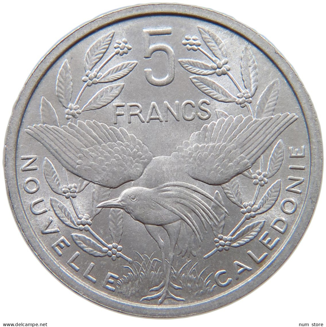 NEW CALEDONIA 5 FRANCS 1952  #c061 0155 - Nieuw-Caledonië