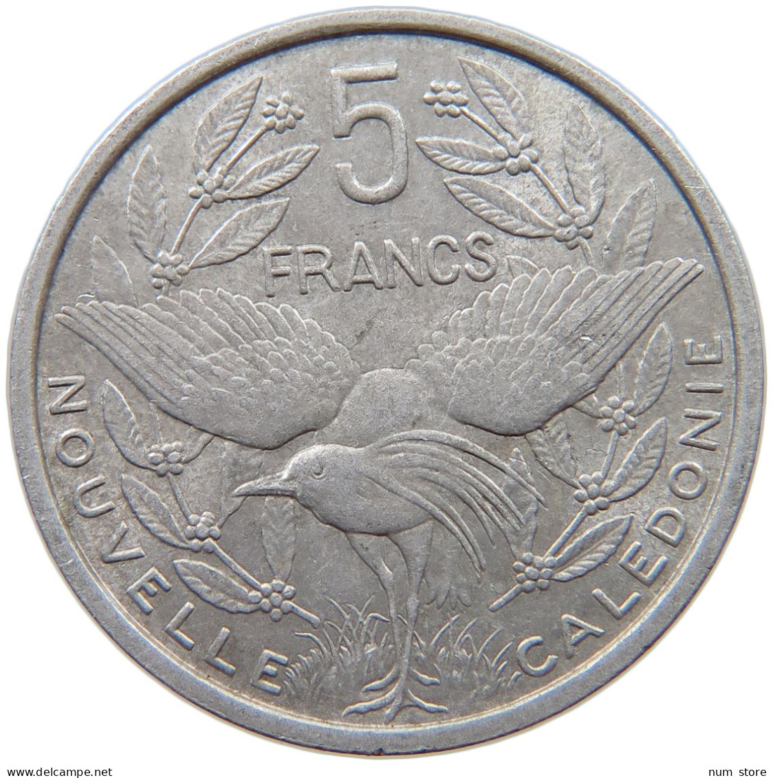 NEW CALEDONIA 5 FRANCS 1952  #c061 0153 - New Caledonia