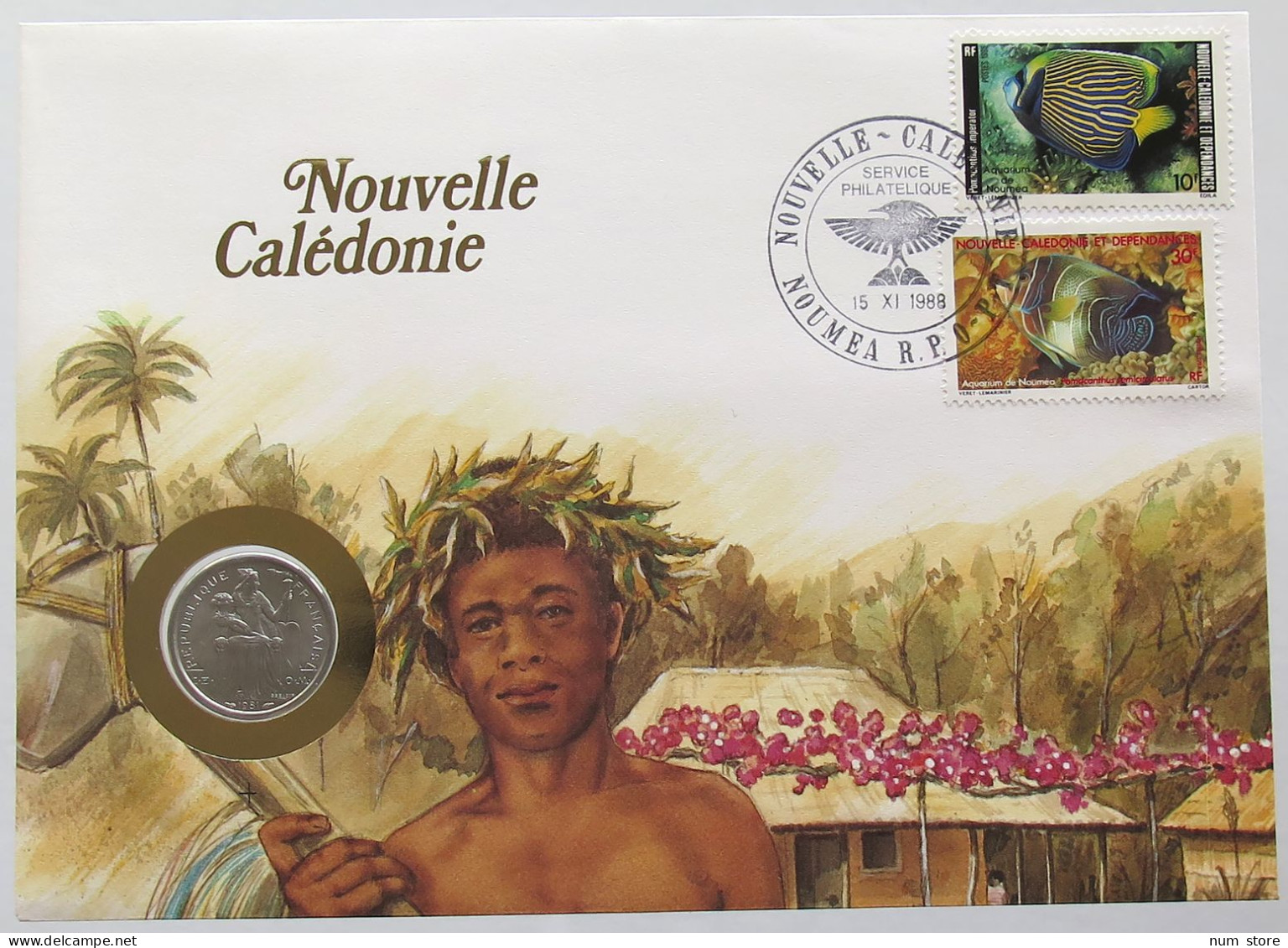 NEW CALEDONIA STATIONERY FRANC 1981  #bs18 0017 - Nouvelle-Calédonie