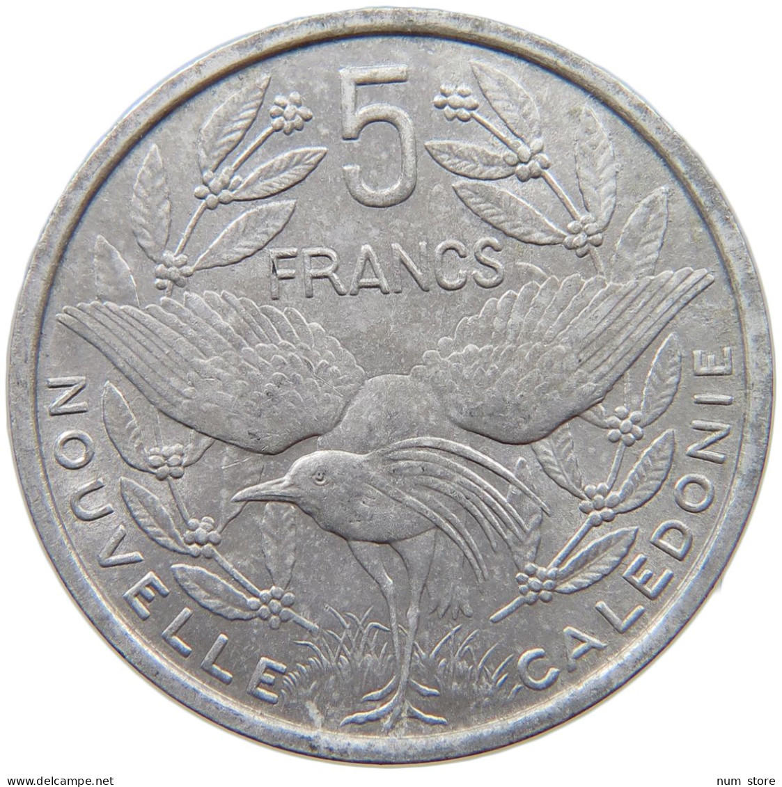 NEW CALEDONIA 5 FRANCS 1952  #c061 0145 - Nieuw-Caledonië