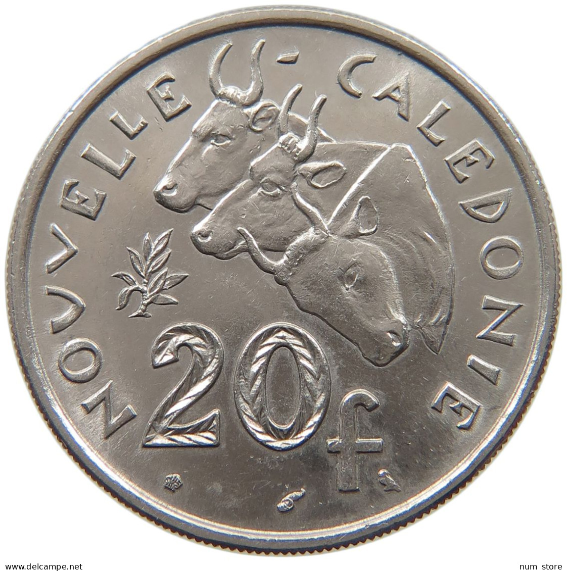 NEW CALEDONIA 20 FRANCS 1970  #a049 0719 - Nieuw-Caledonië