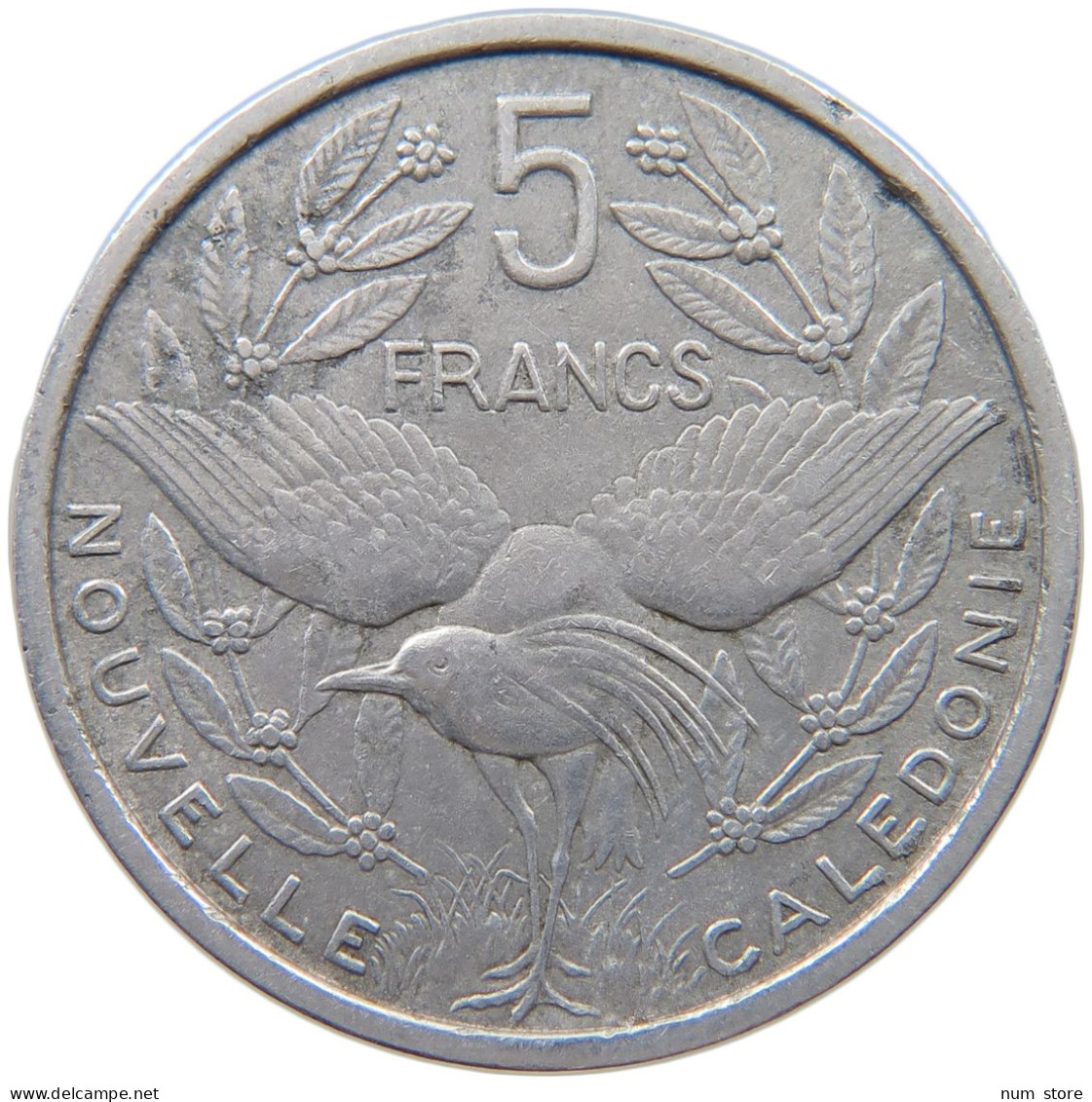 NEW CALEDONIA 5 FRANCS 1952  #c019 0445 - Nueva Caledonia