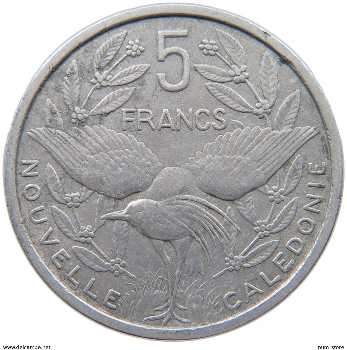 NEW CALEDONIA 5 FRANCS 1952  #c019 0445 - Nouvelle-Calédonie